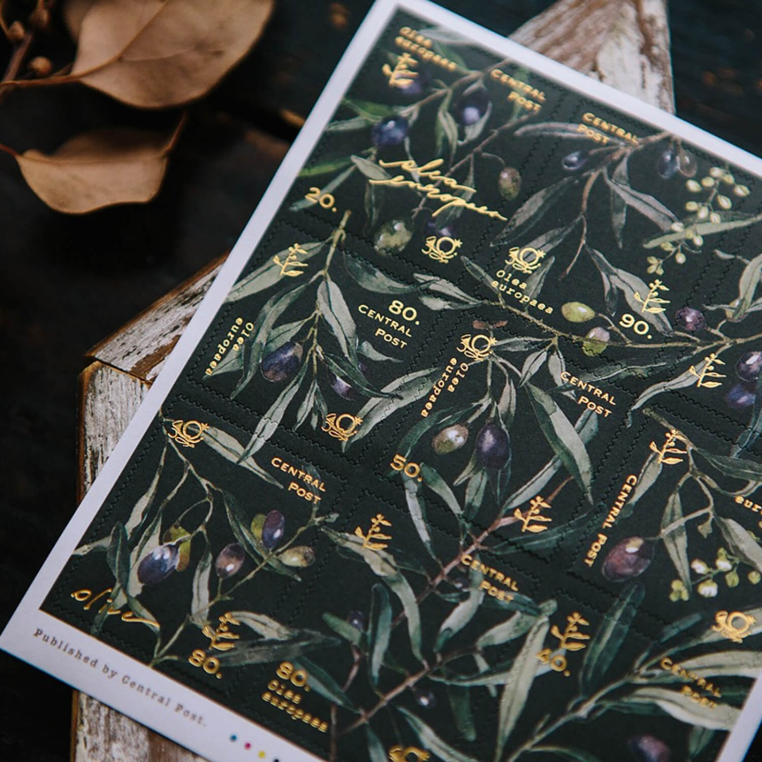 OURS Olive Branches Stamp Sticker