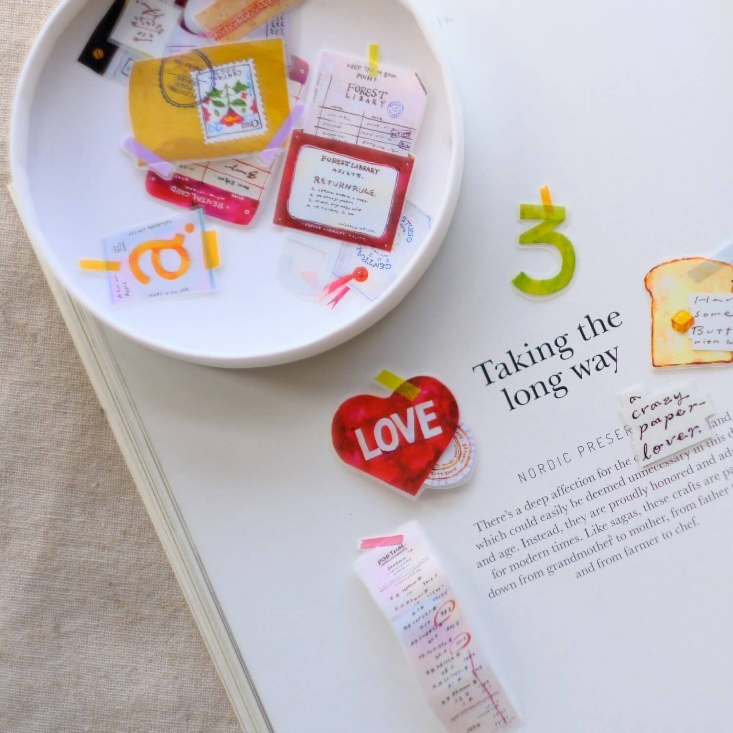 OURS Paper Lover PET Tape