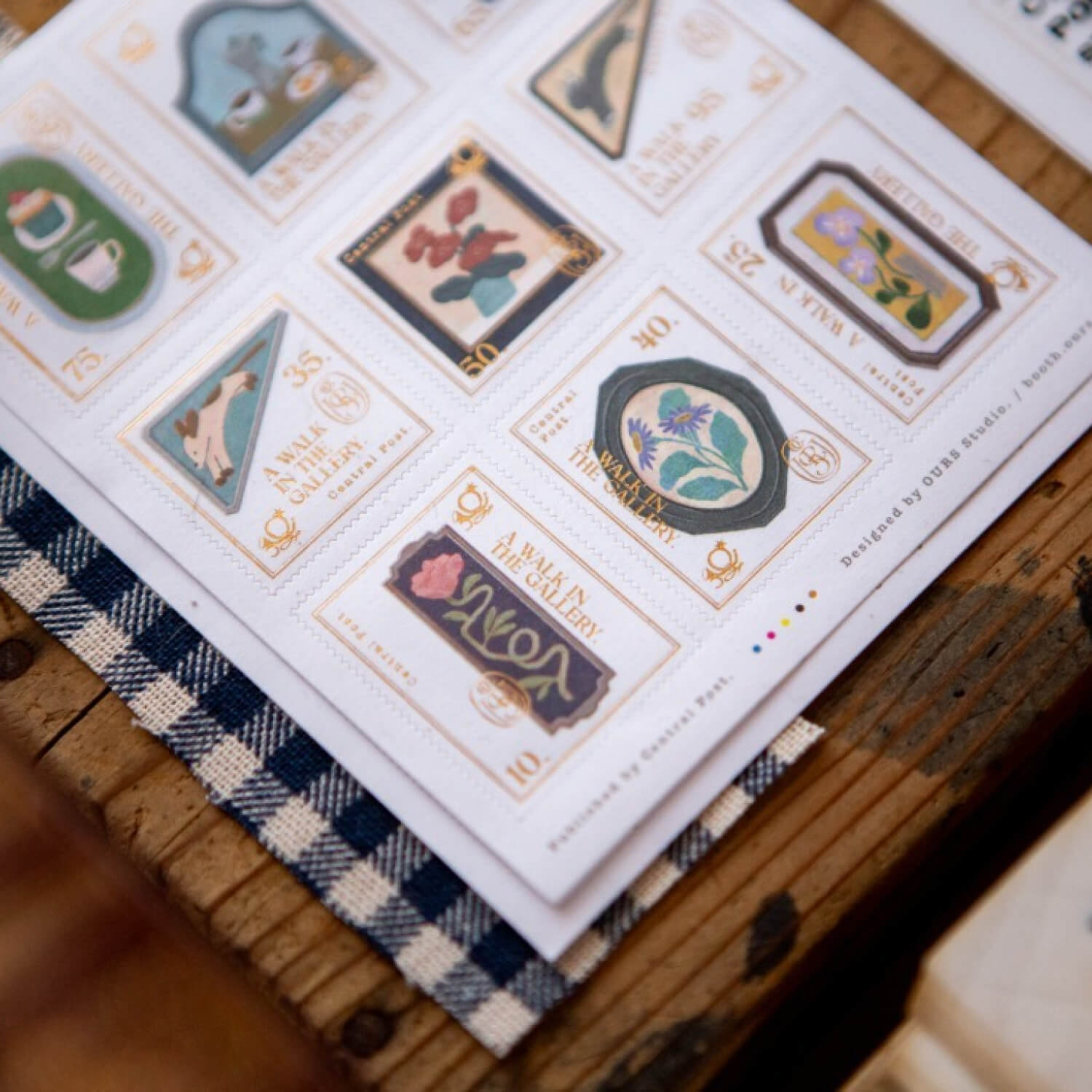 OURS The Gallery Stamp Sticker