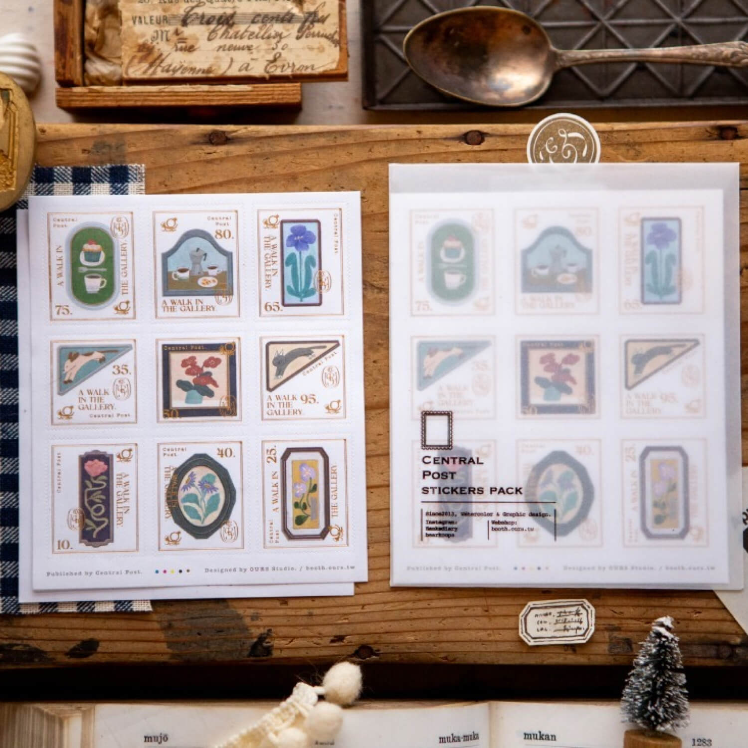 OURS The Gallery Stamp Sticker