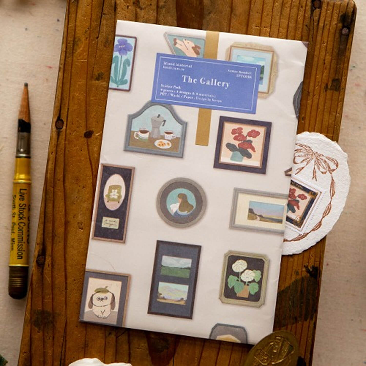 OURS The Gallery Sticker Pack (9 Sheets)