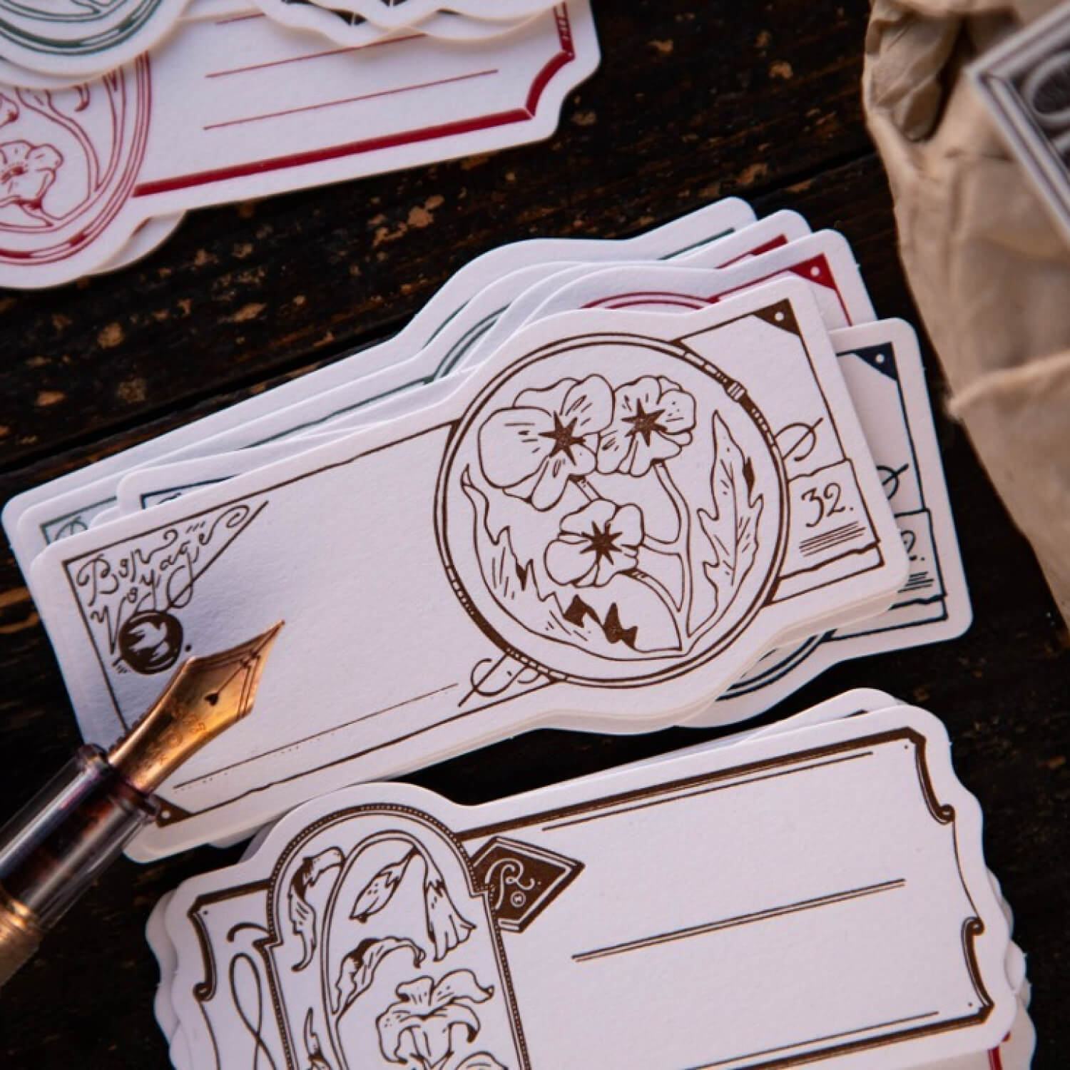 OURS The Wayfarer's Note Letterpress Card