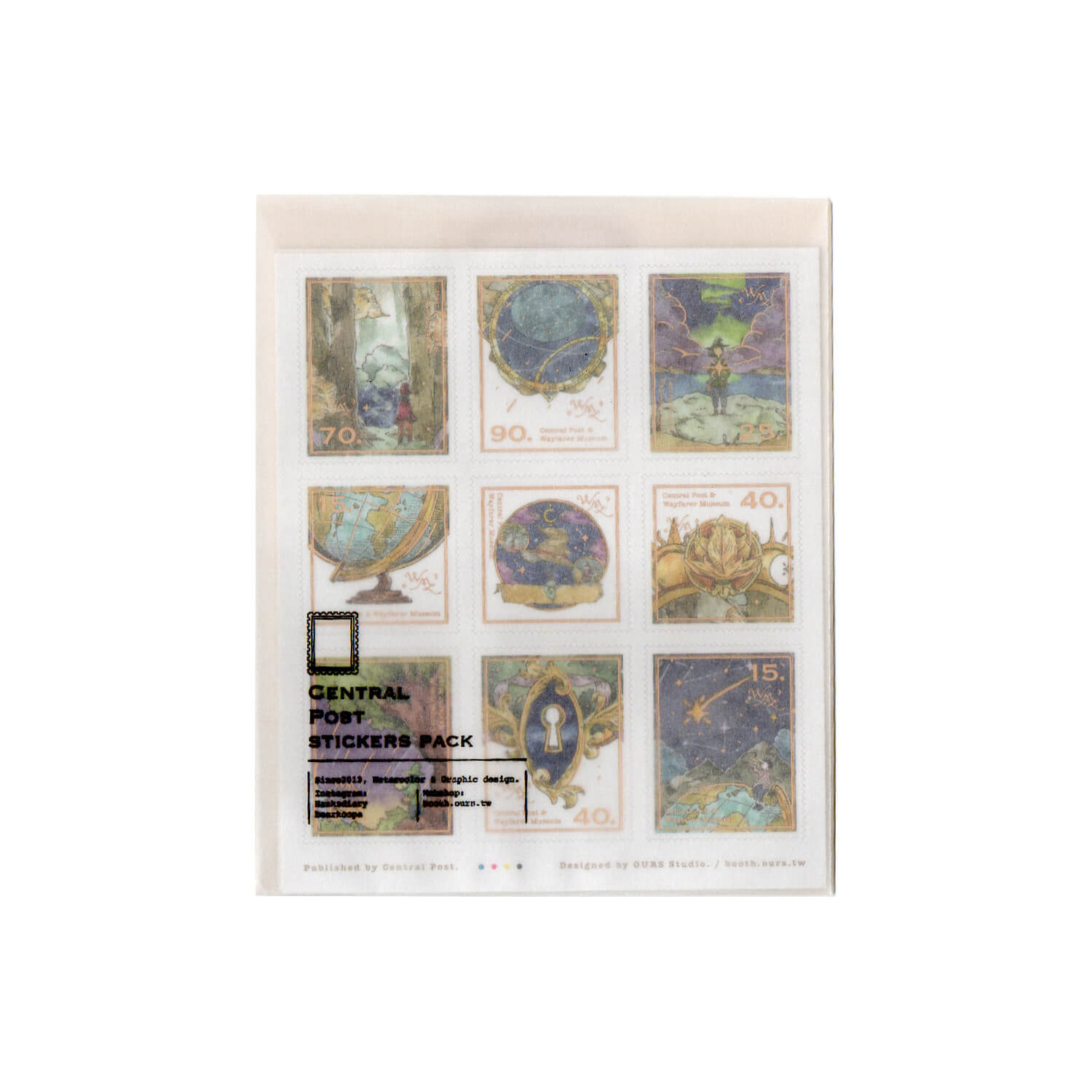OURS Wayfarer Stamp Sticker