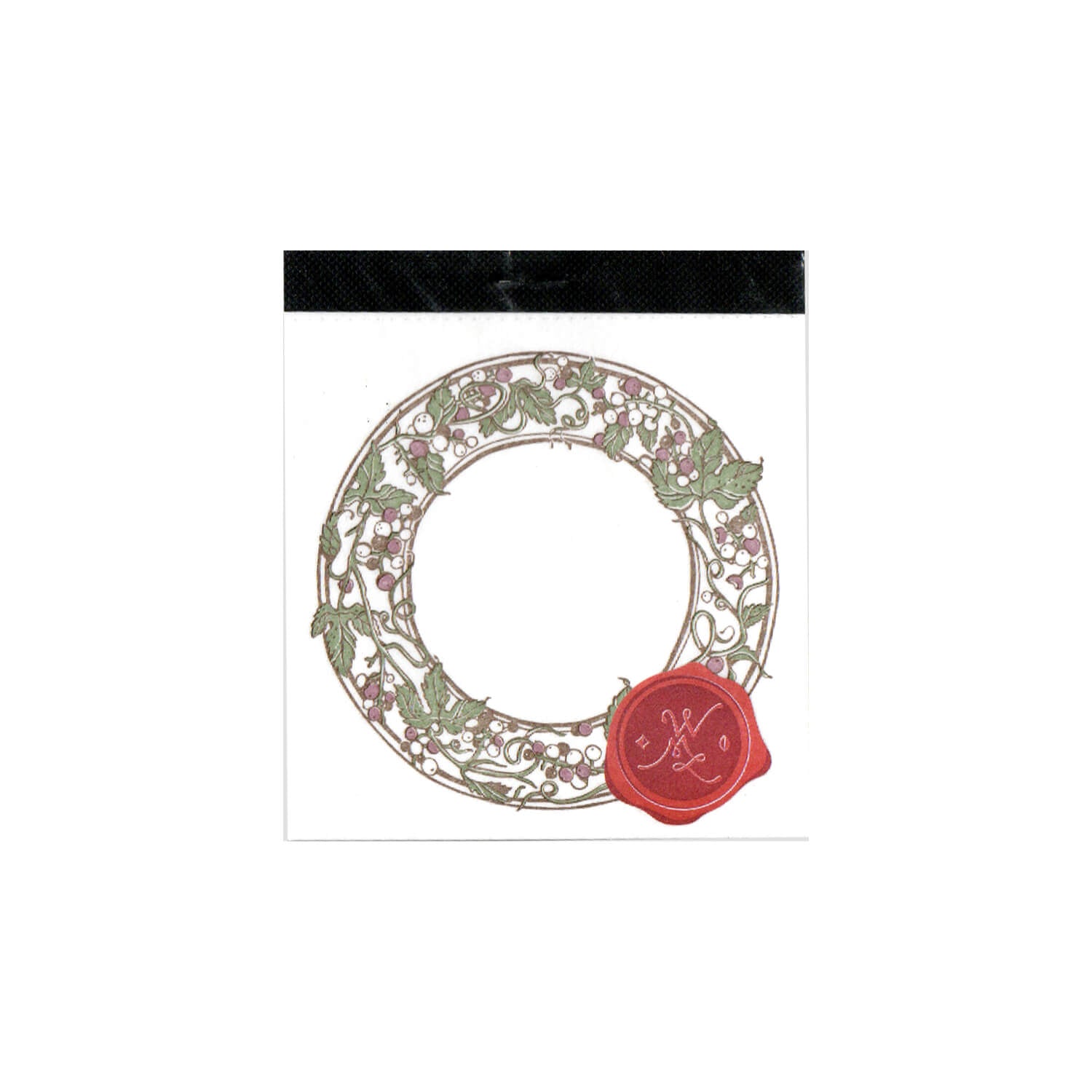 OURS Wild Grape Frame Letterpress Book