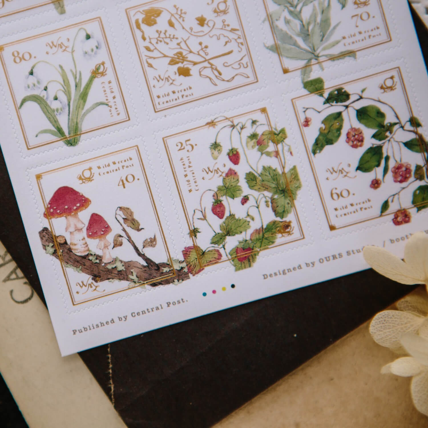OURS Wild Wreath 2 Stamp Sticker