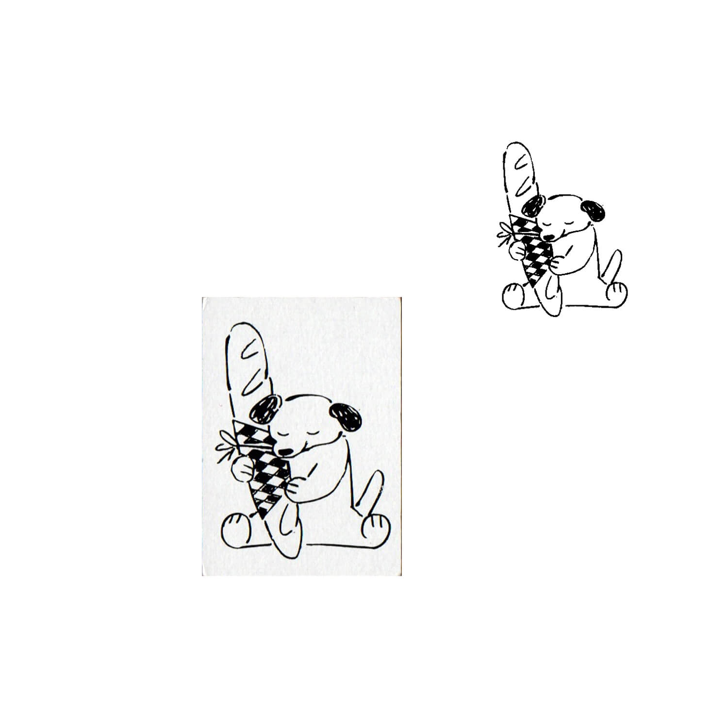 OURS "The Gift" Bread Dog Stamp