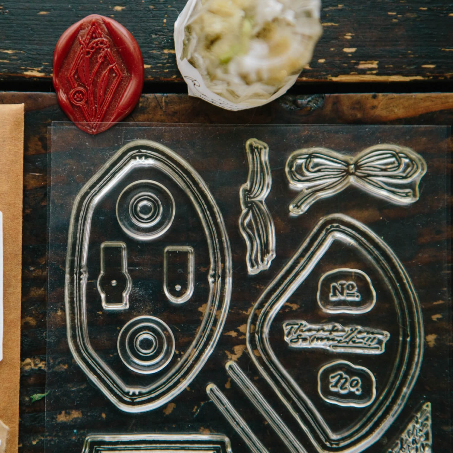 OURS de Cadre Clear Stamp Sheet