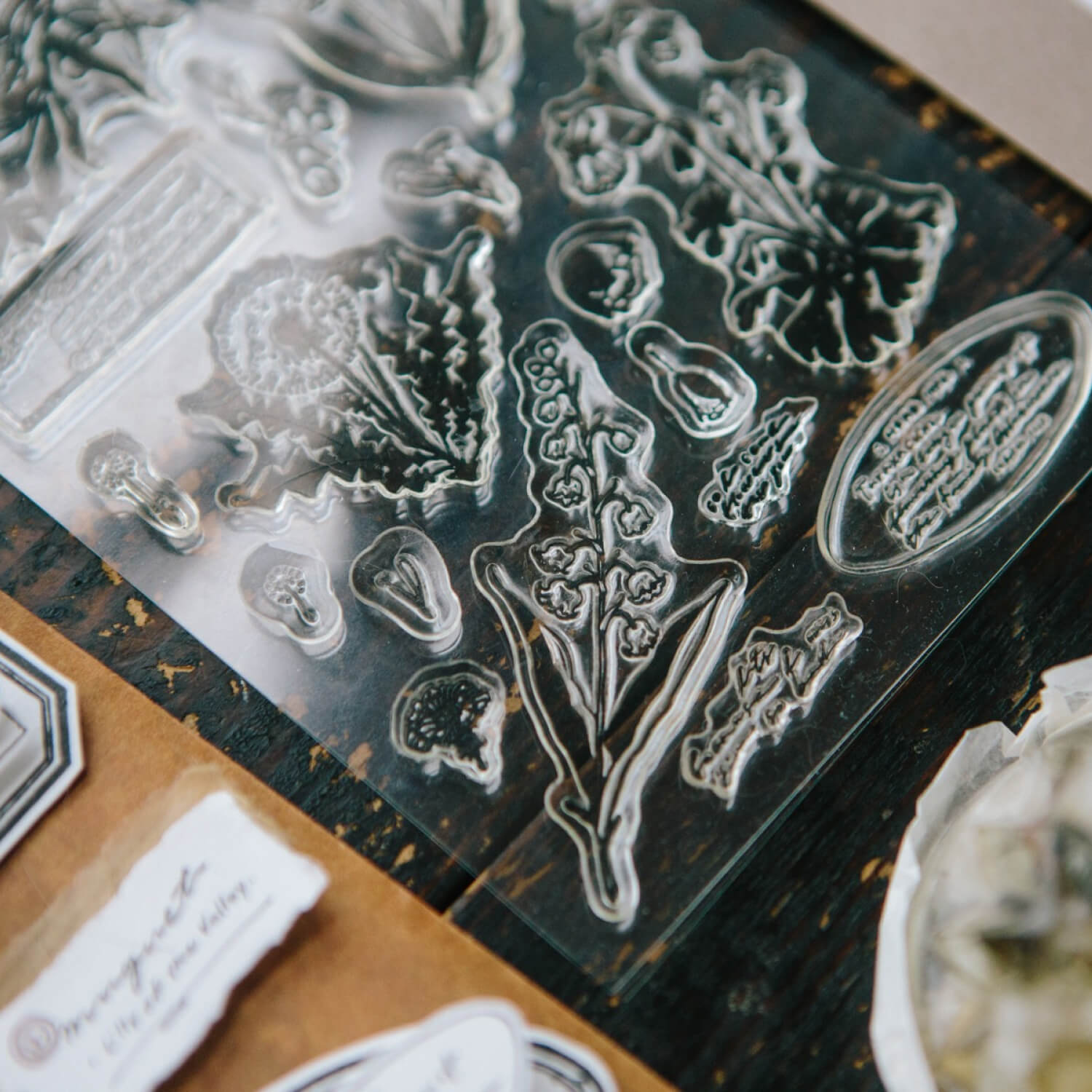 OURS de Fleur Clear Stamp Sheet