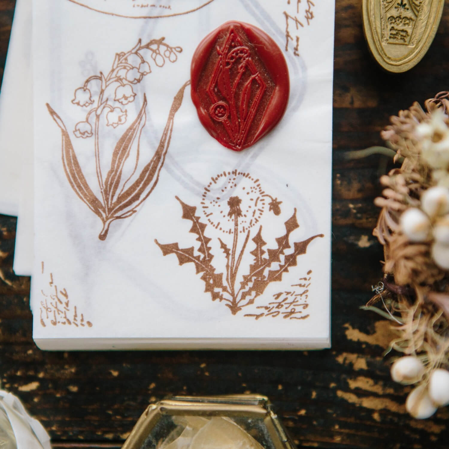 OURS de Fleur Clear Stamp Sheet