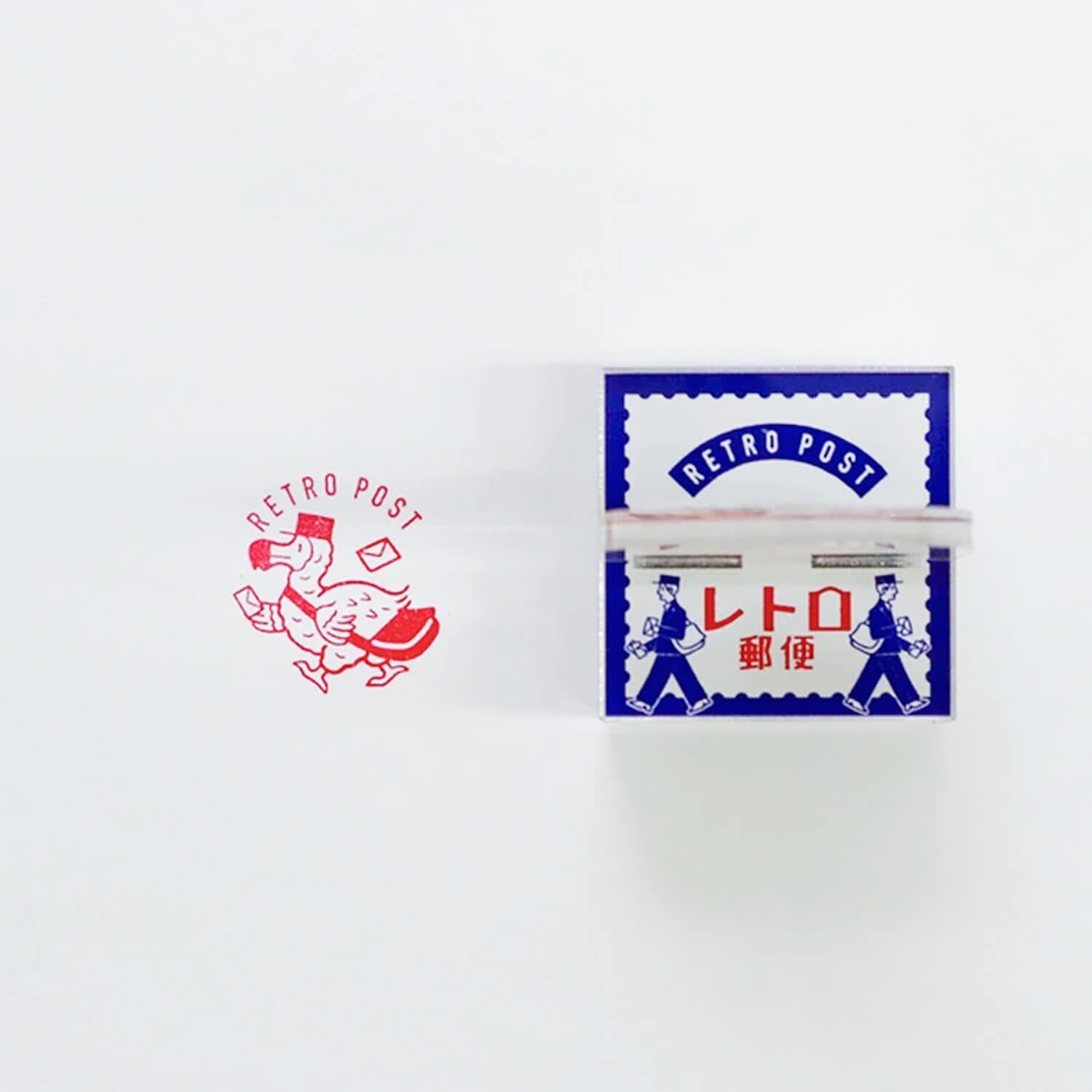 Ob1toy Acrylic Stand Stamp – Retro Post