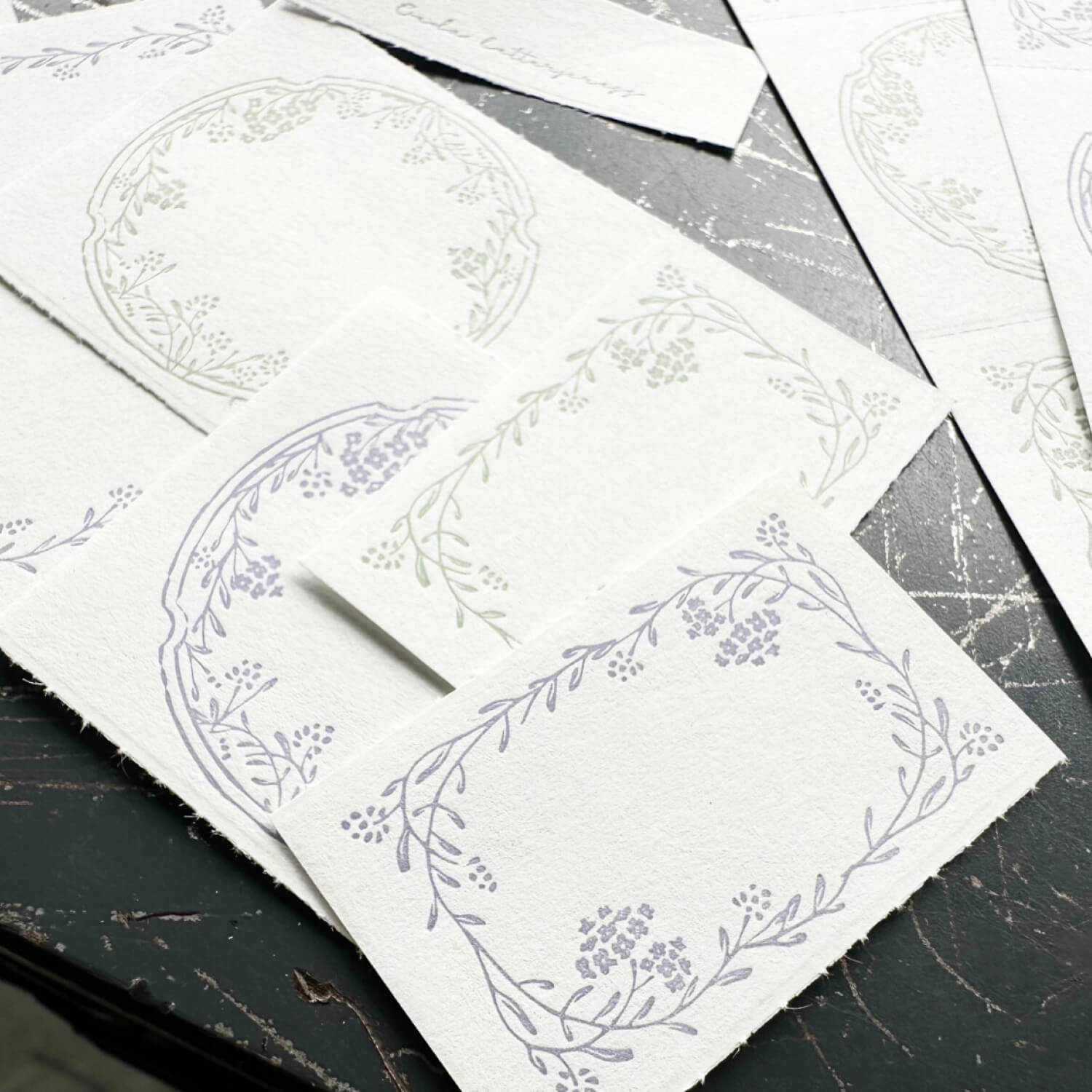 Oeda Letterpress 3-Pattern Label Book