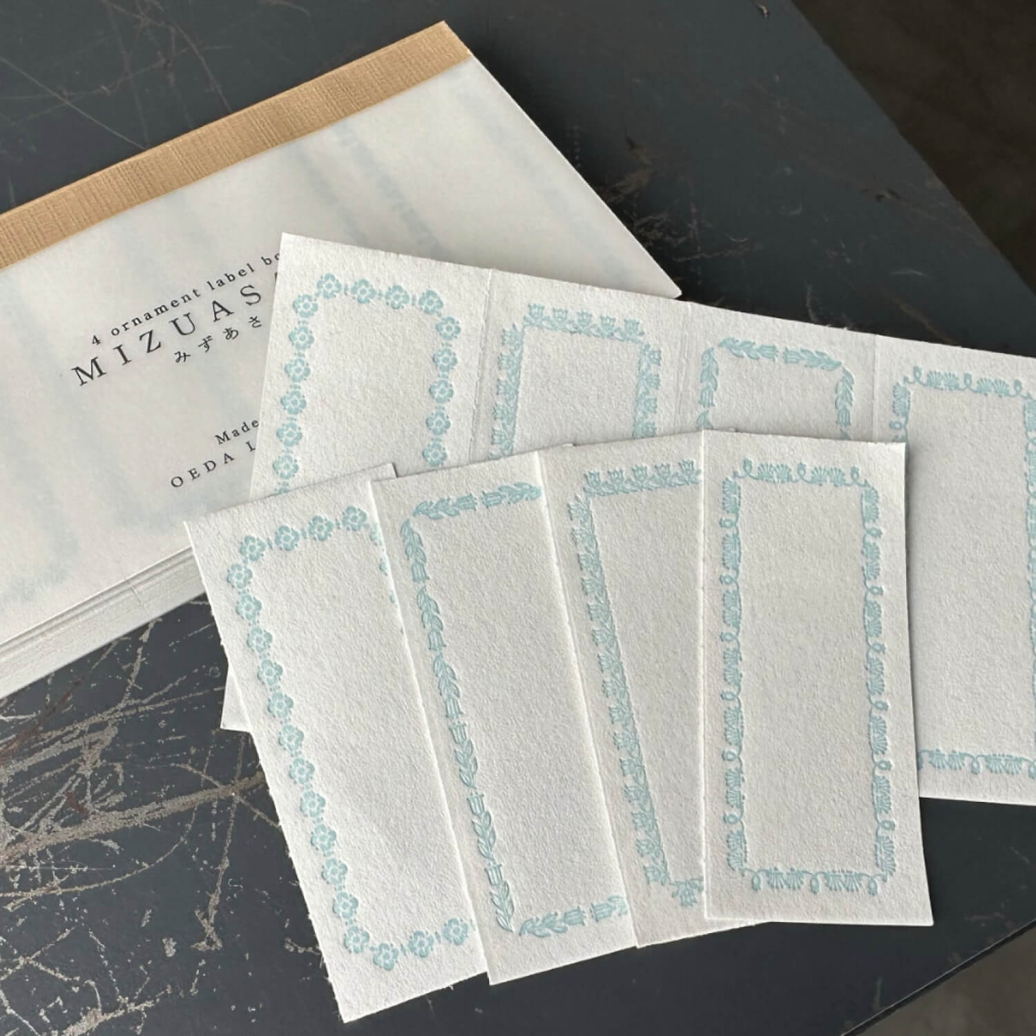 Oeda Letterpress Framed label Book