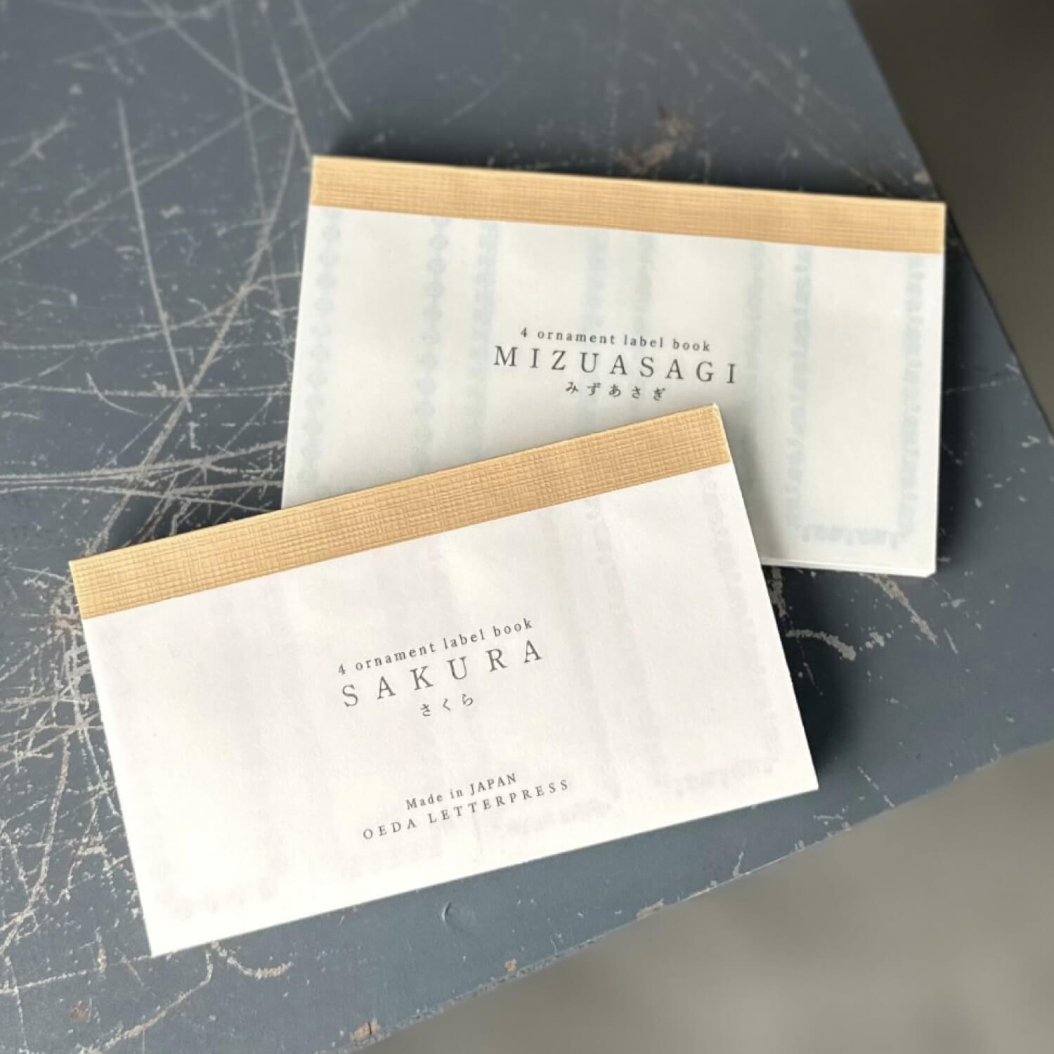 Oeda Letterpress Framed label Book