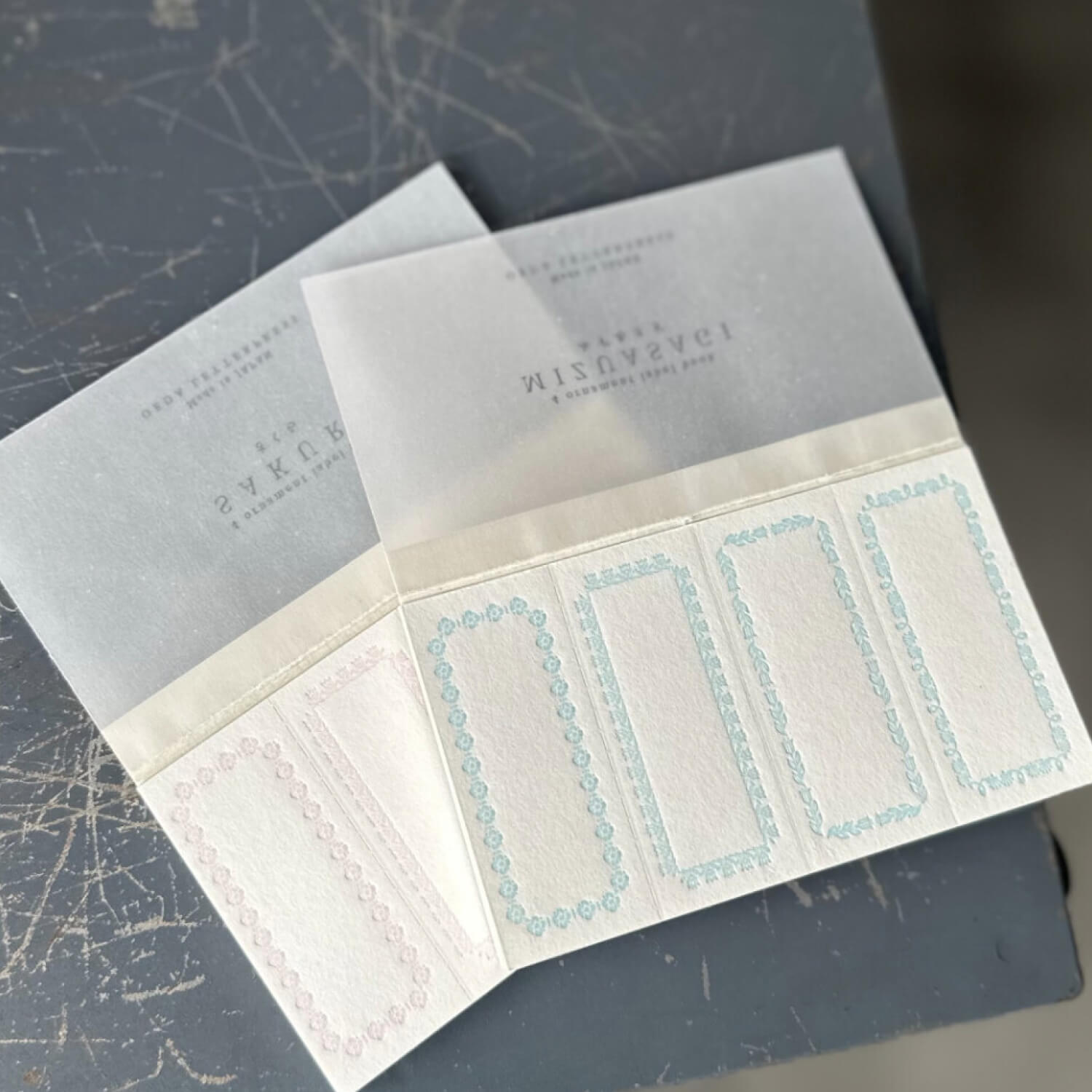 Oeda Letterpress Framed label Book