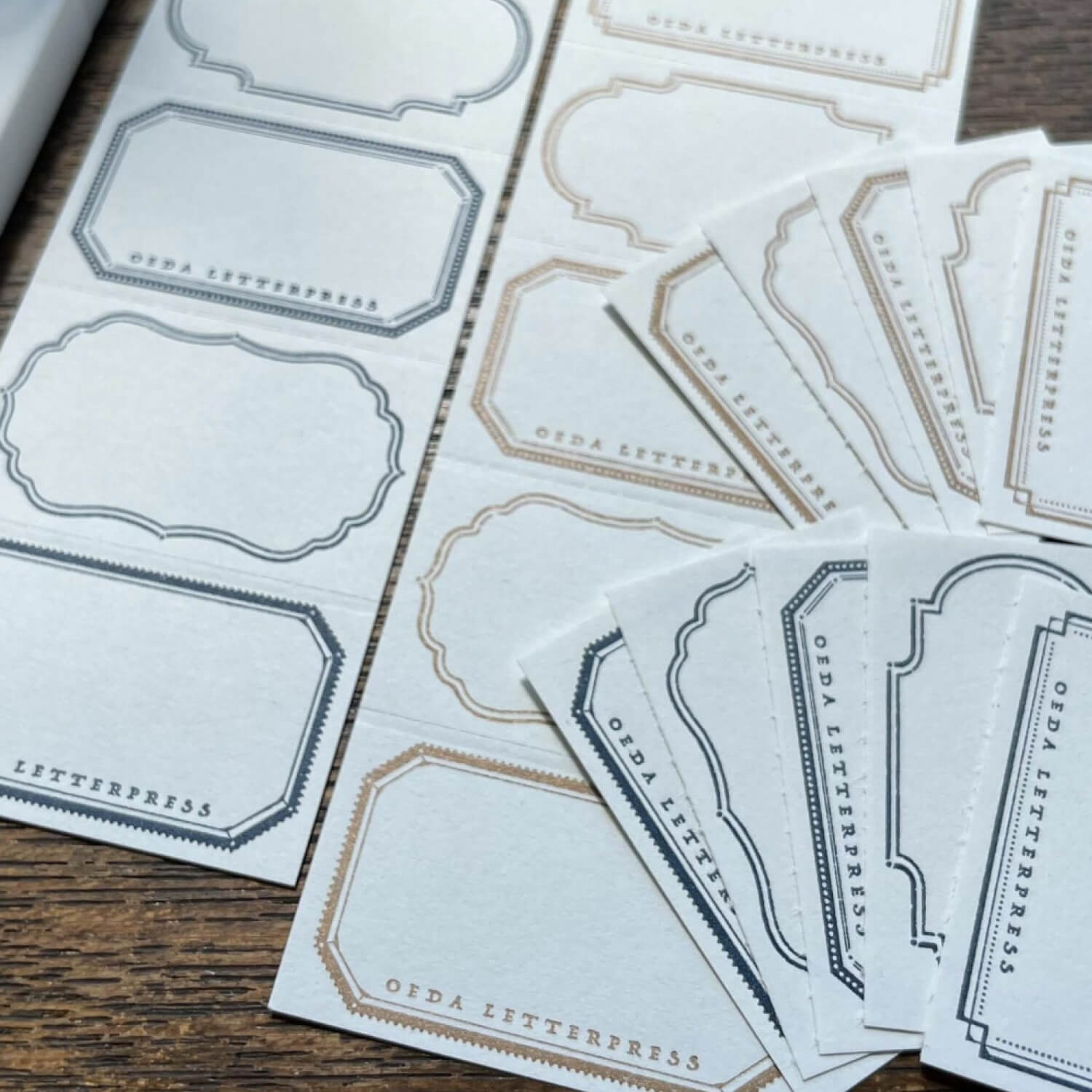 Oeda Letterpress Memo Pad - Frame