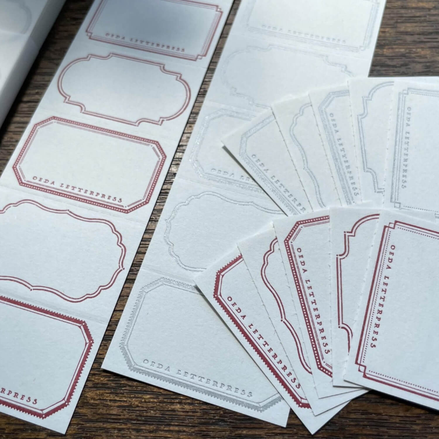 Oeda Letterpress Memo Pad - Frame