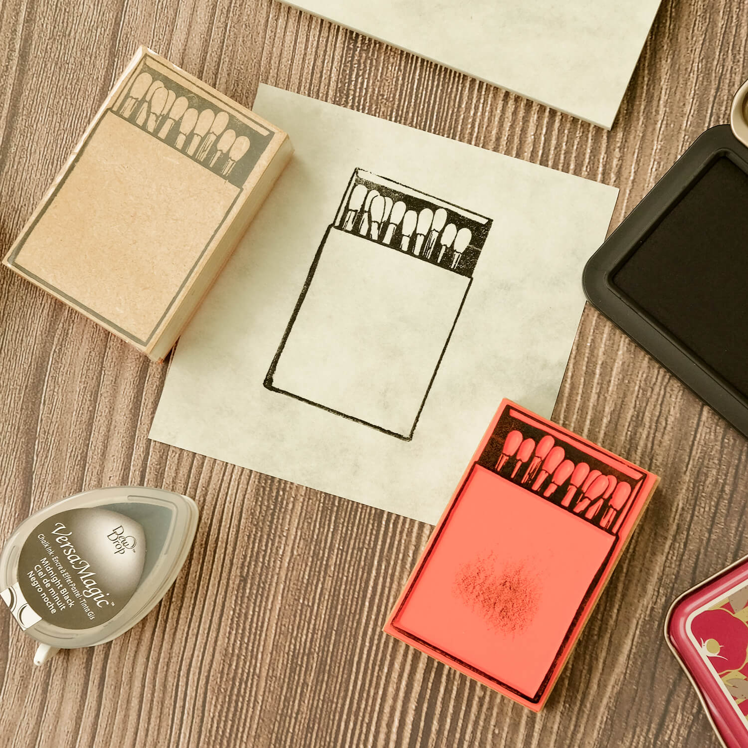 Osoblanco Frame Rubber Stamp - Match Box