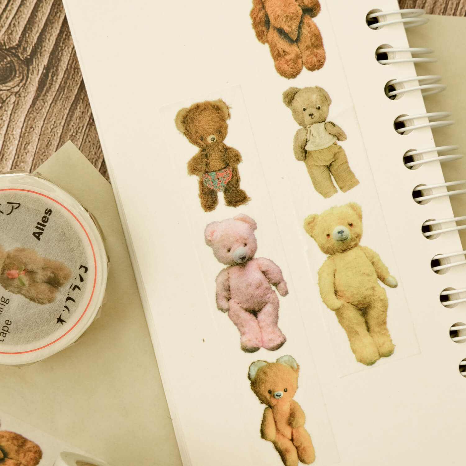 Osoblanco Masking Tape - Beloved DDR Bears - Full Body