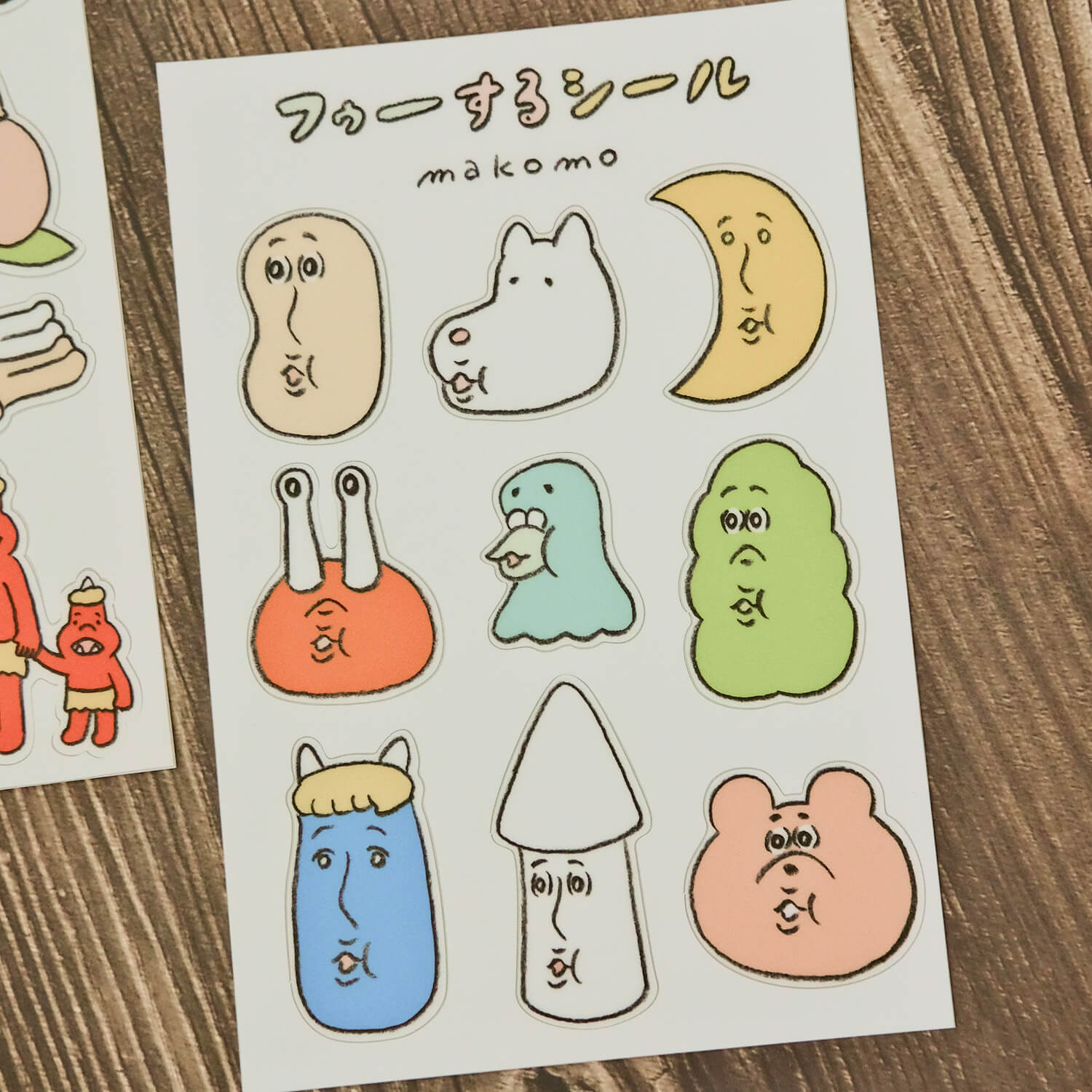 Osoblanco x Makomo A6 Sticker Sheet