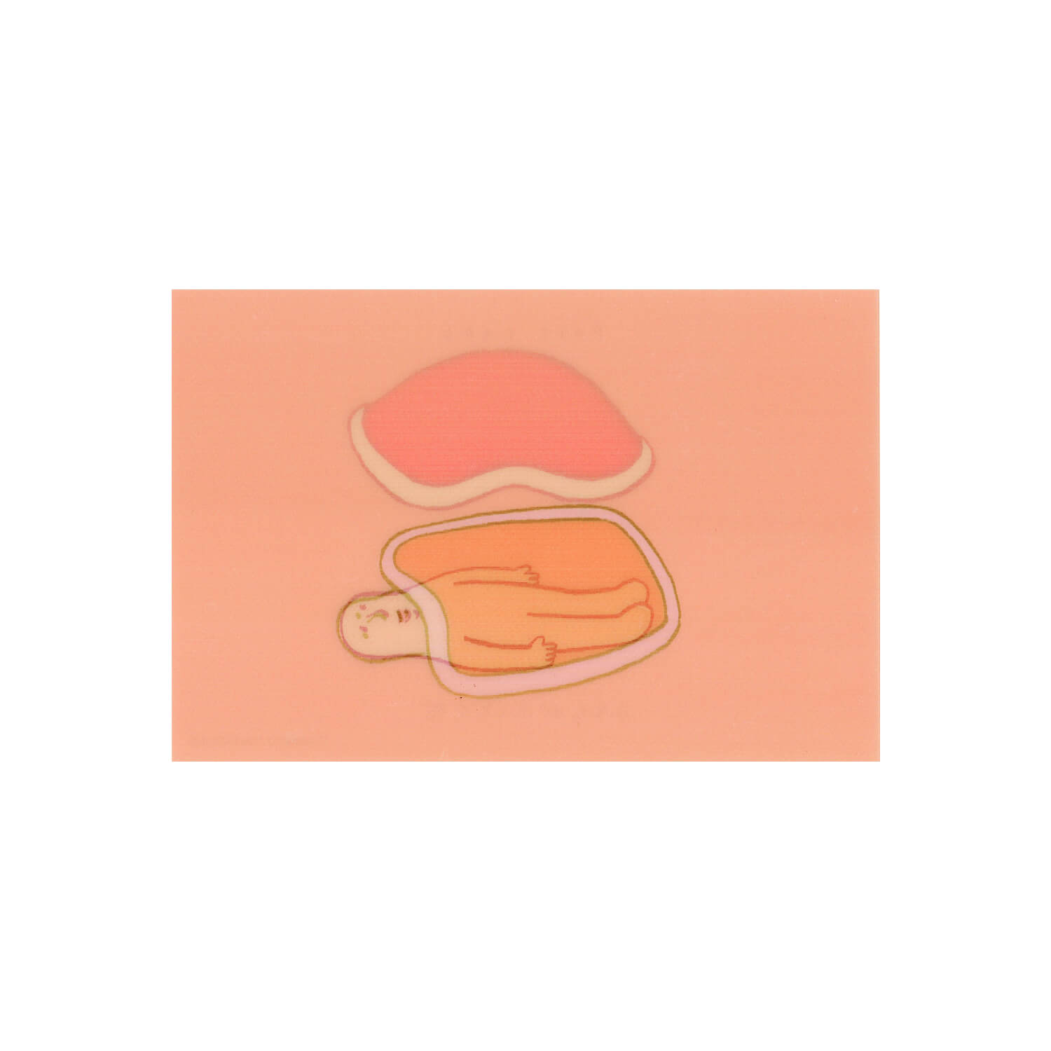Osoblanco x Makomo Lenticular Postcard - The Futon Flew
