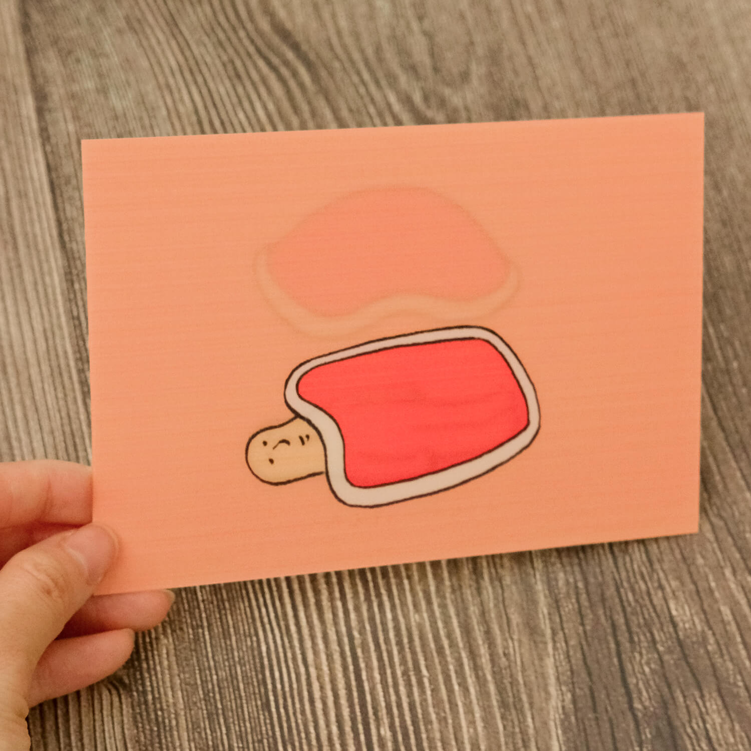 Osoblanco x Makomo Lenticular Postcard - The Futon Flew