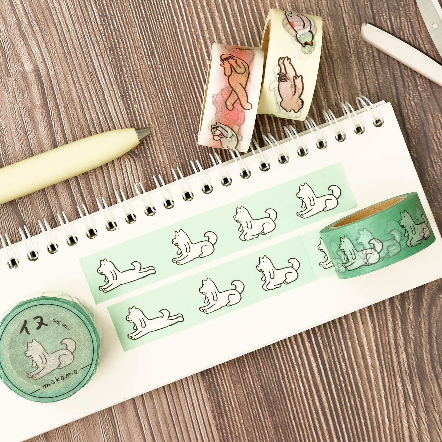 Osoblanco x Makomo Masking Tape - Dog