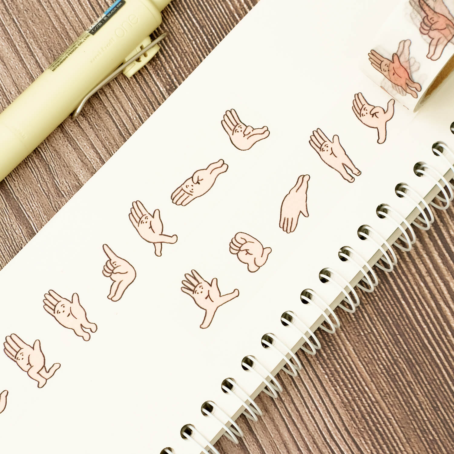 Osoblanco x Makomo Masking Tape - Hands