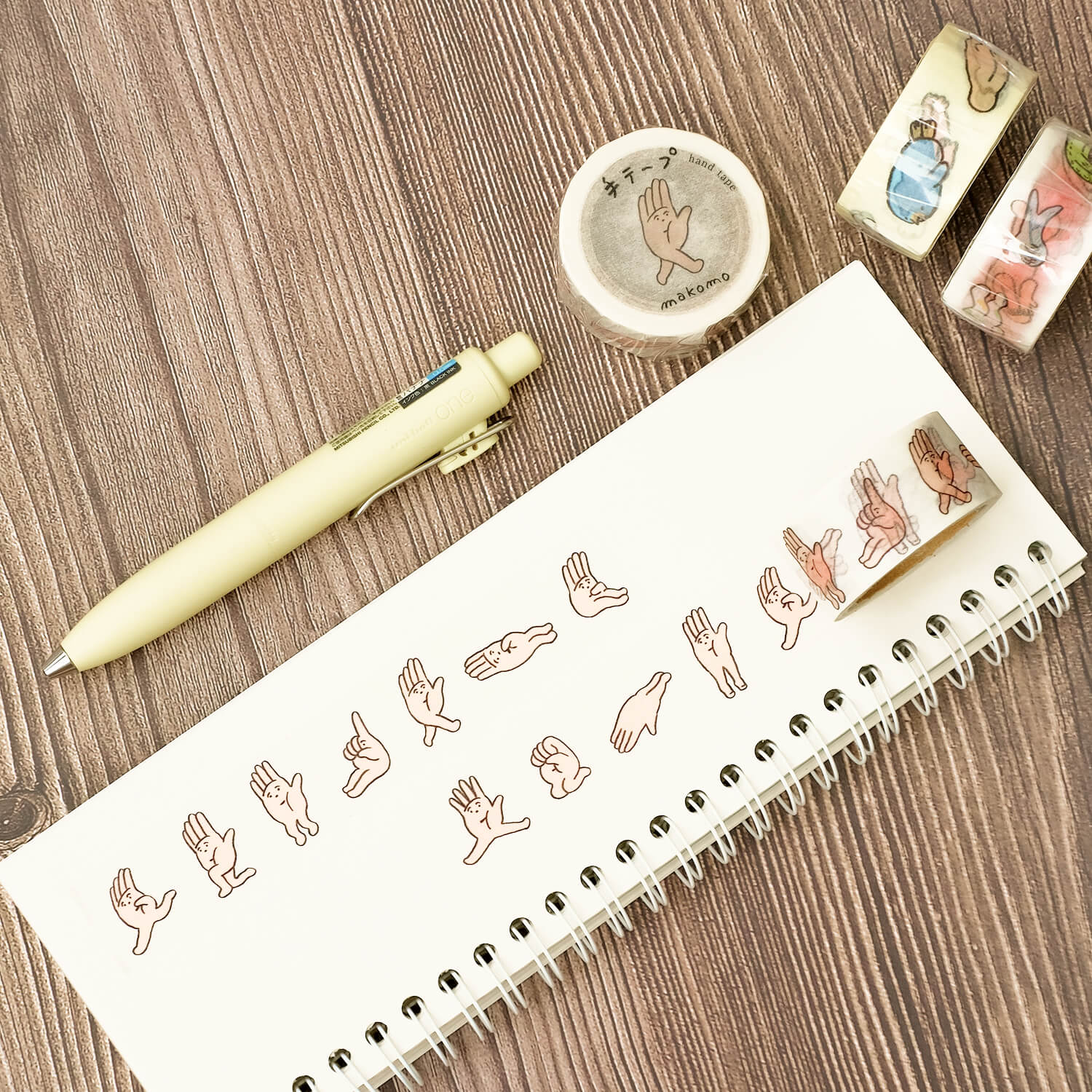 Osoblanco x Makomo Masking Tape - Hands