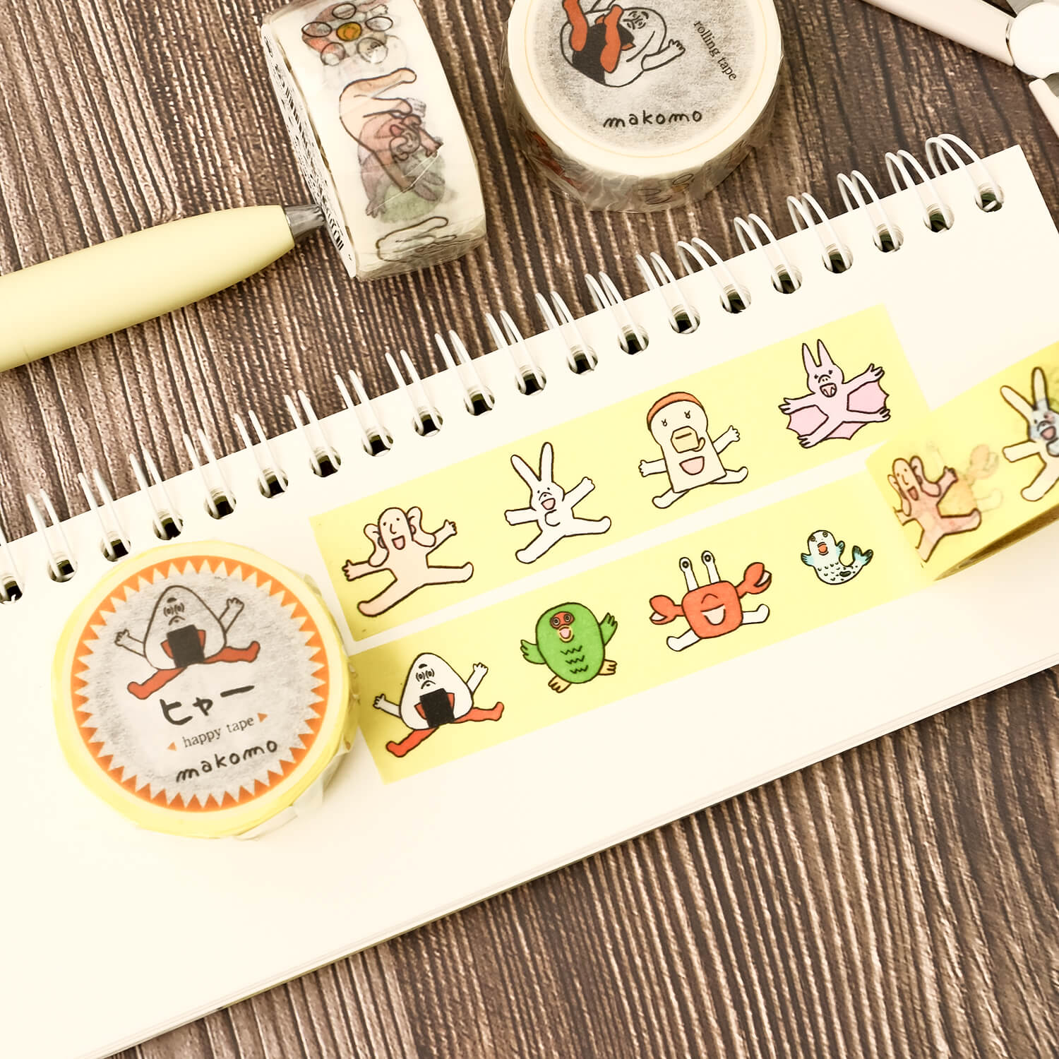 Osoblanco x Makomo Masking Tape - Hyaa!