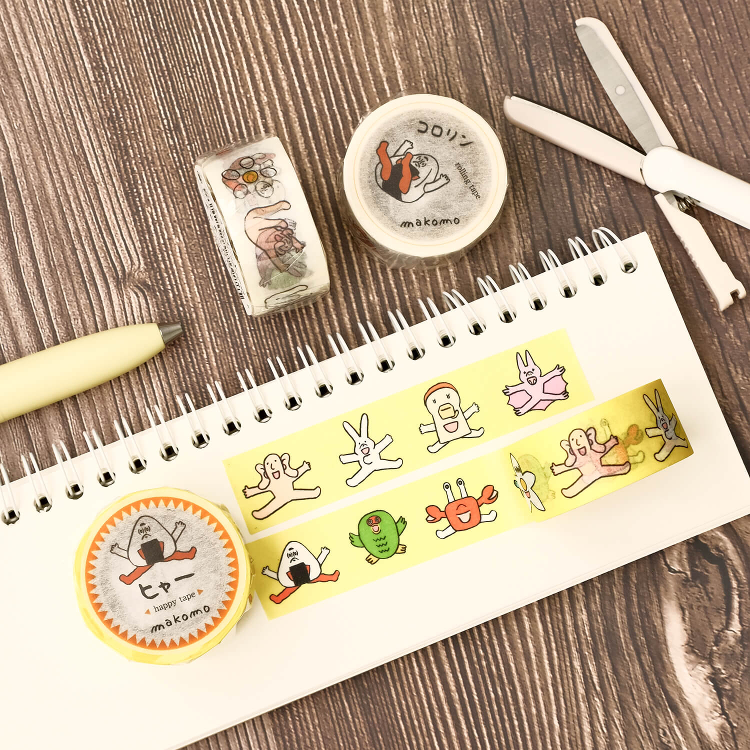 Osoblanco x Makomo Masking Tape - Hyaa!