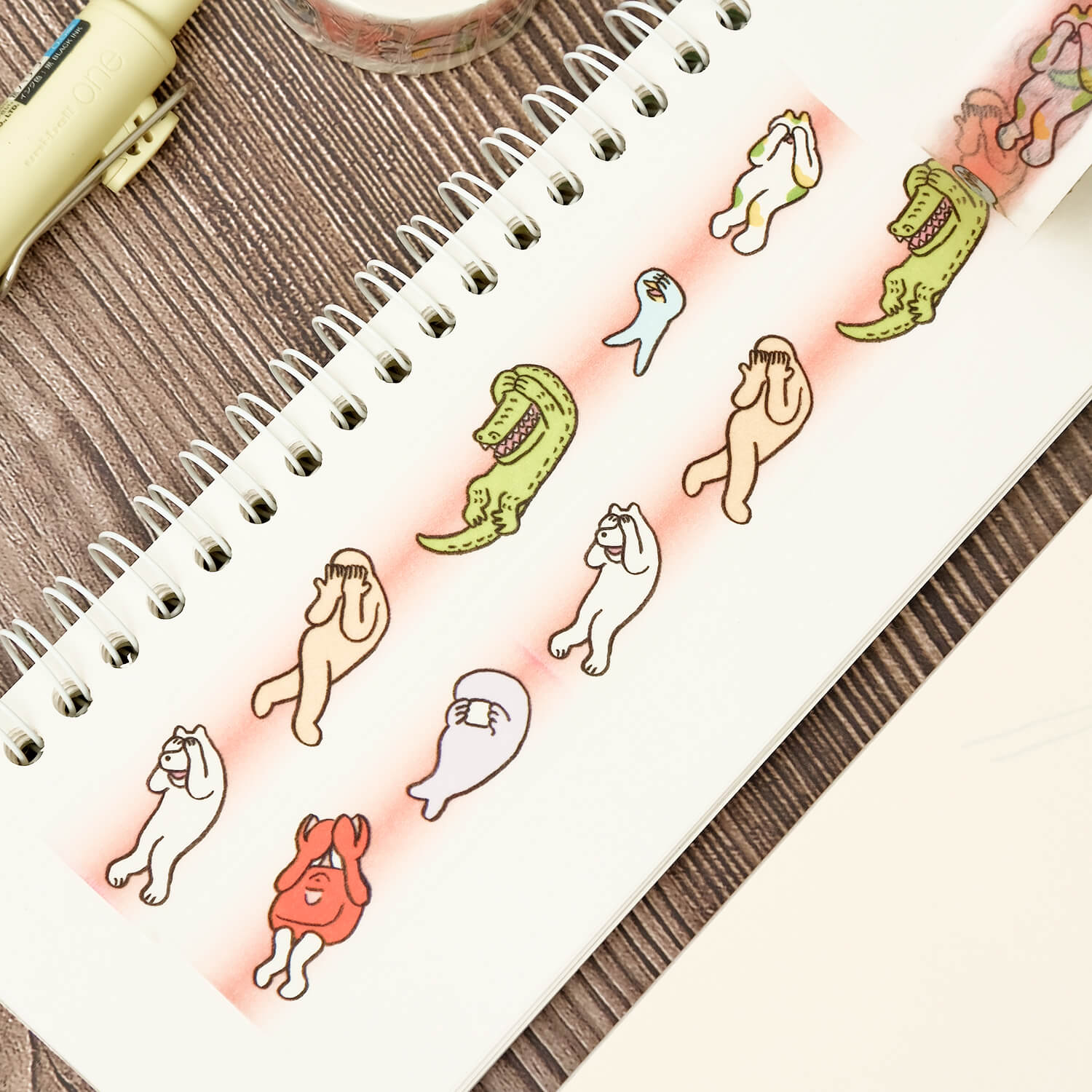 Osoblanco x Makomo Masking Tape - Shy