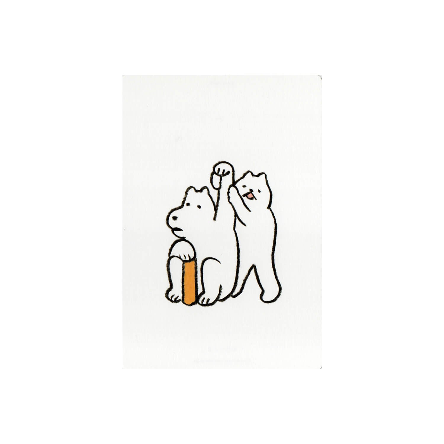 Osoblanco x Makomo Postcard - Lucky Dog