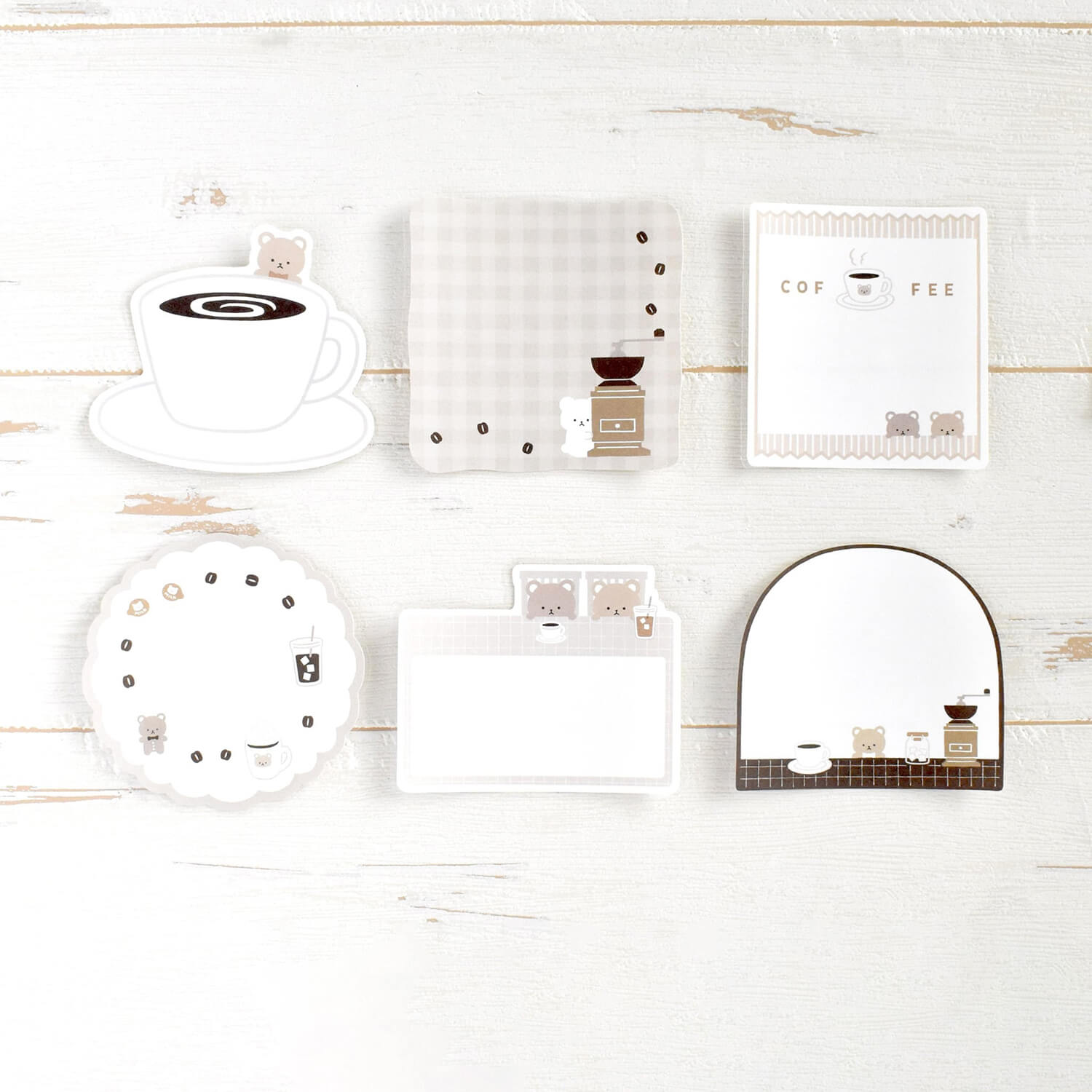 Papier Platz Flake Sticky Notes – Bear’s Coffee
