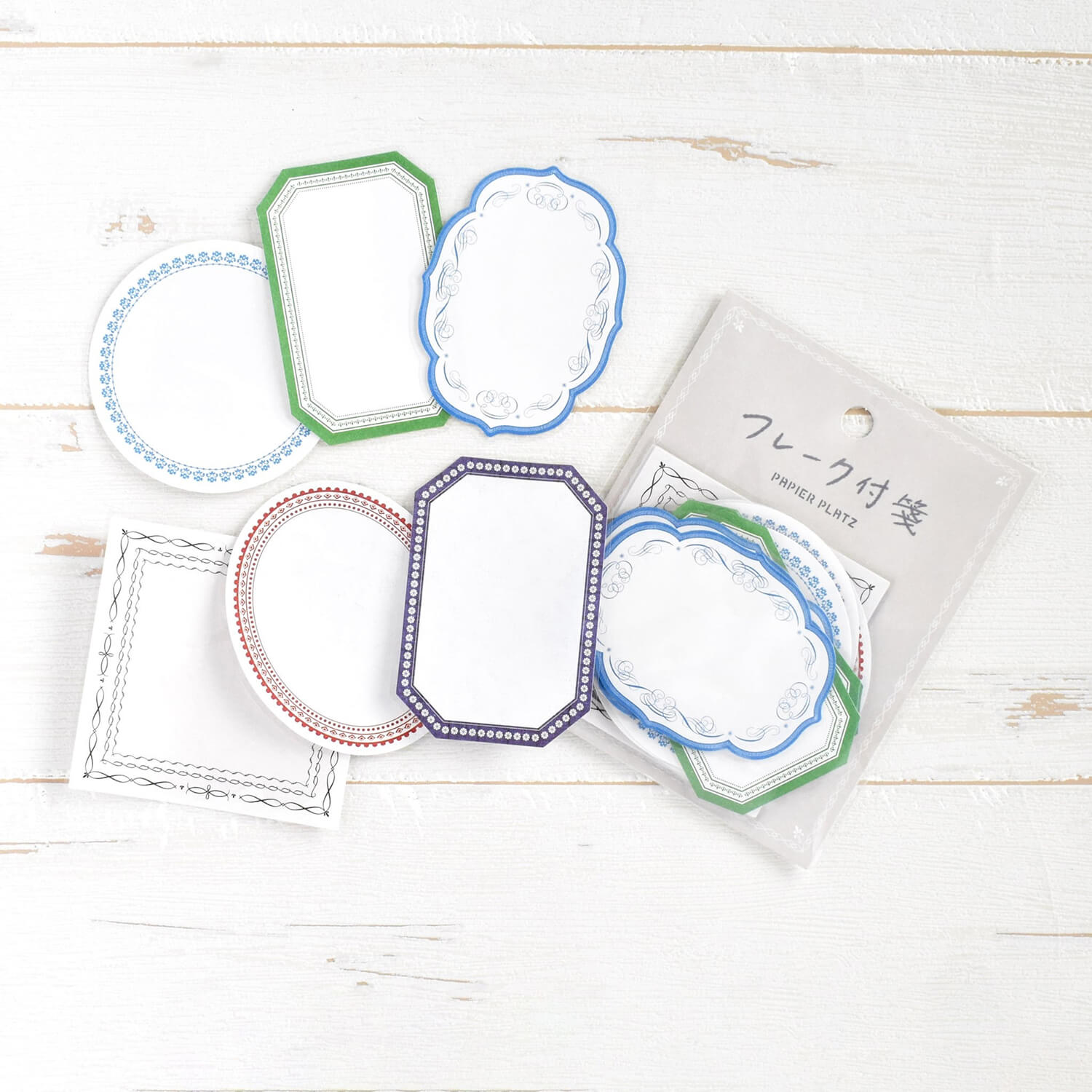 Papier Platz Flake Sticky Notes – Classic Frame