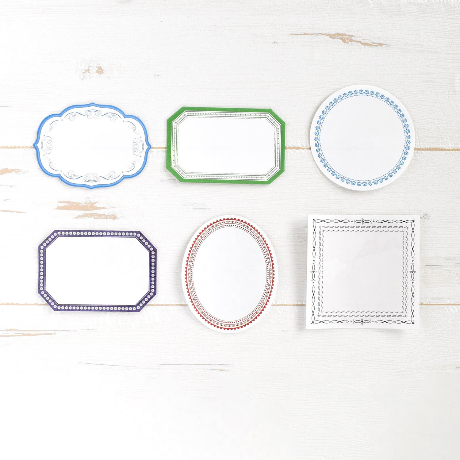 Papier Platz Flake Sticky Notes – Classic Frame