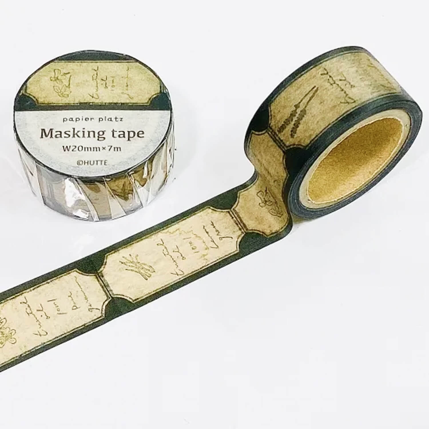 Papier Platz HUTTE Masking Tape – Black Label
