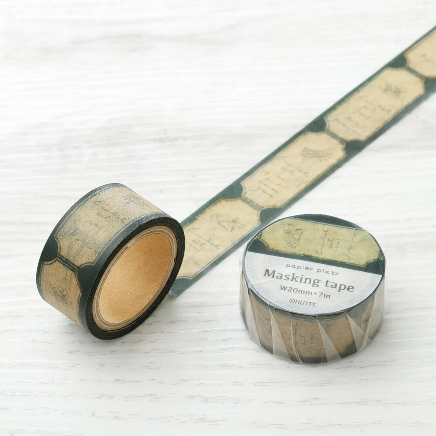 Papier Platz HUTTE Masking Tape – Black Label