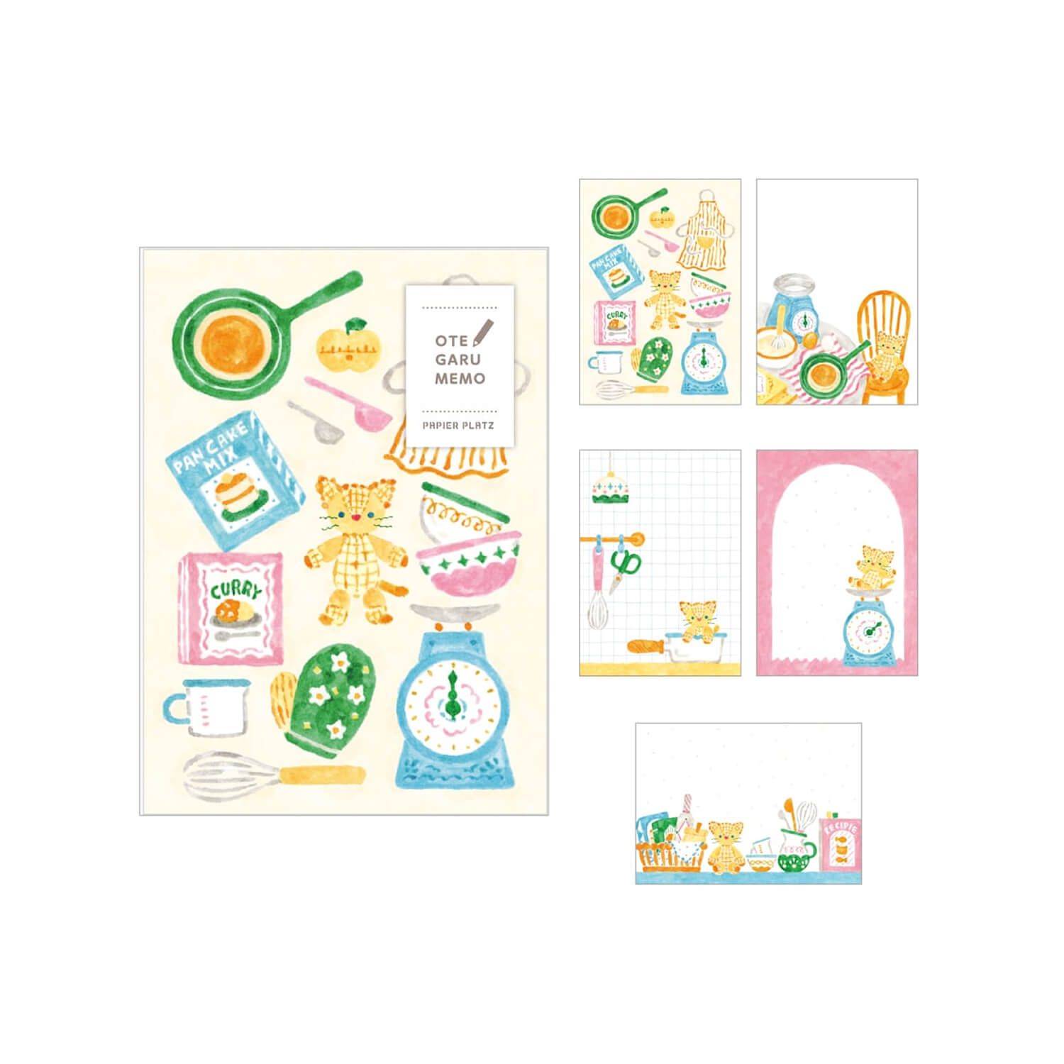 Papier Platz x Nakauchi Waka Otegaru Memo – Cats & Kitchens