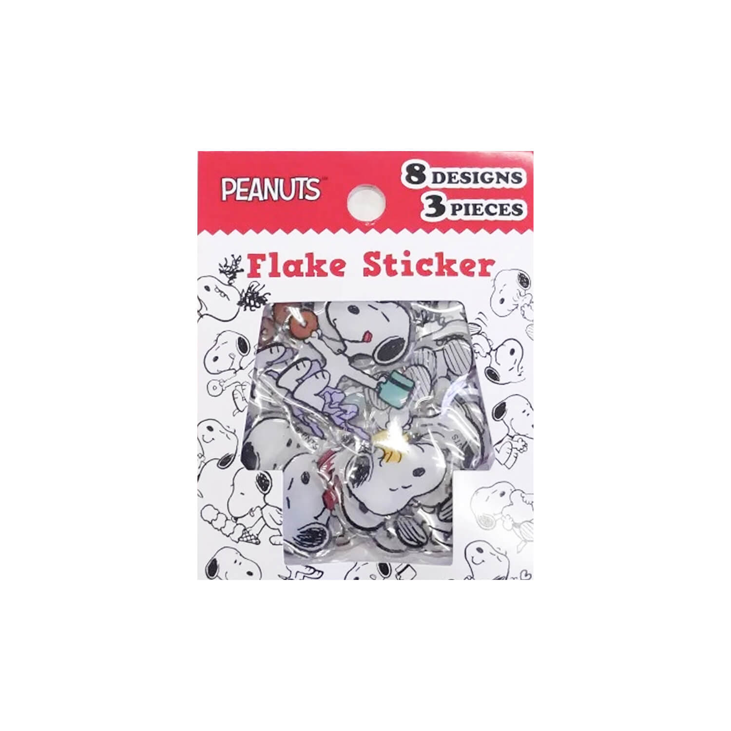 Peanuts Flake Stickers – Classic