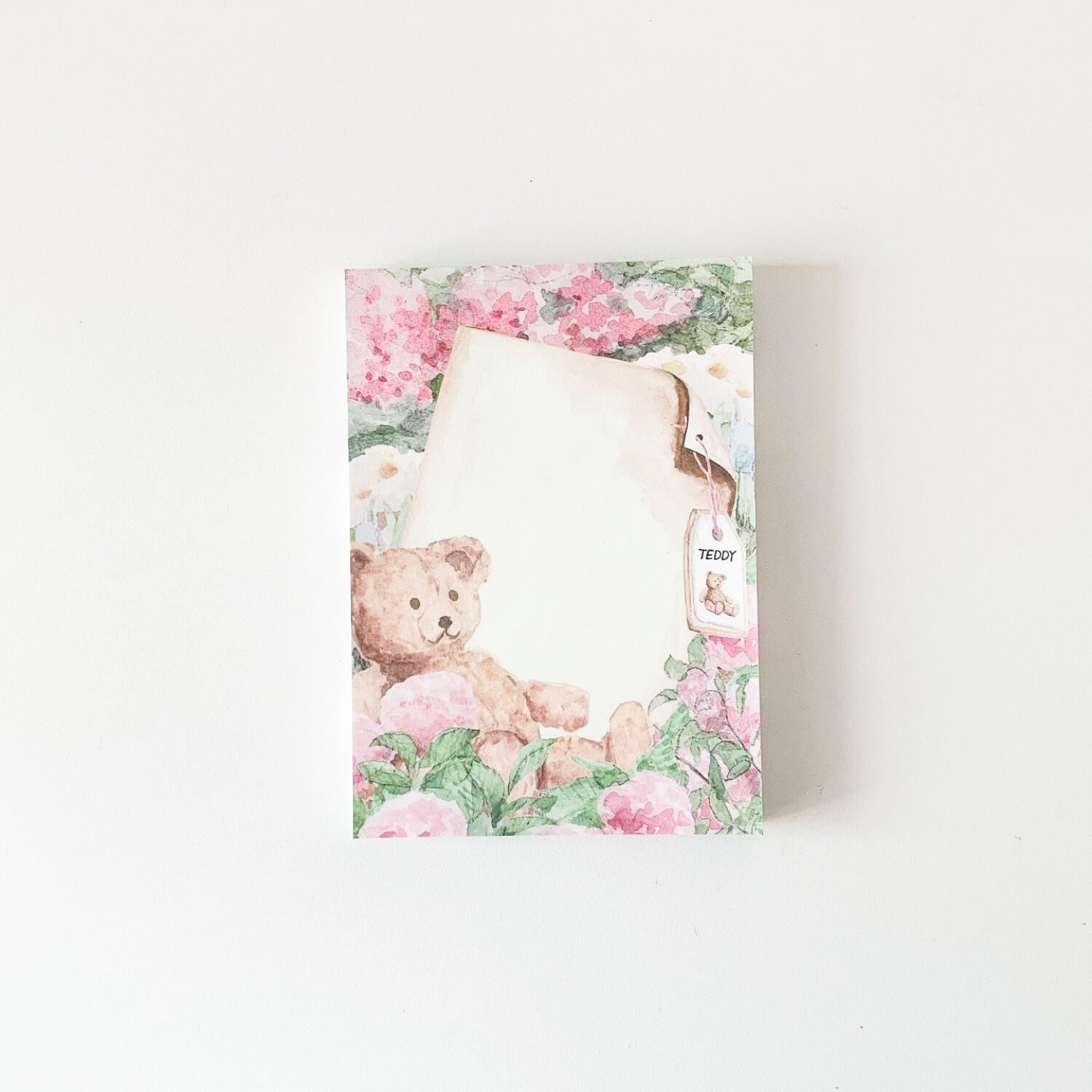 Popo Factory Brown Teddy Memo Pad