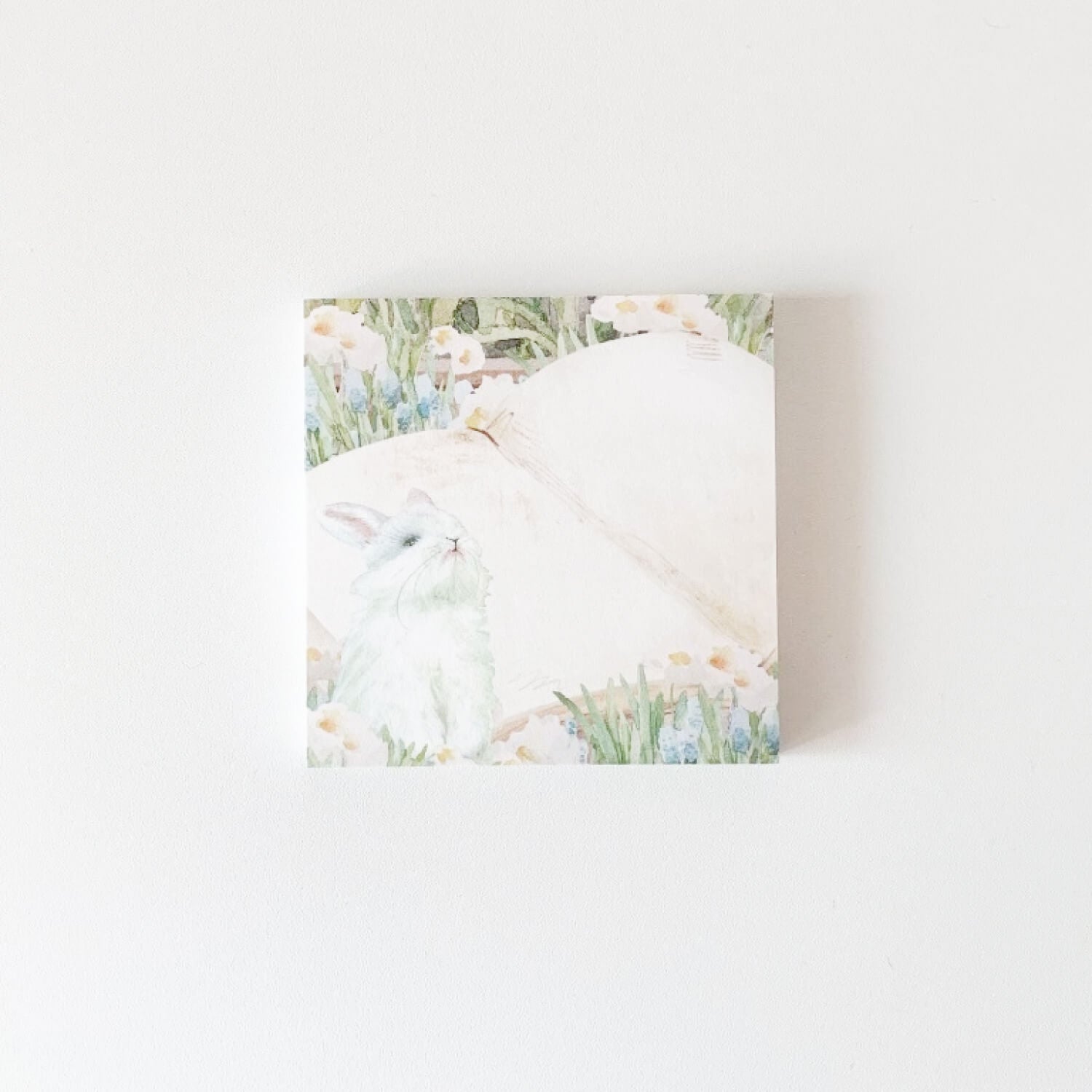 Popo Factory Bunny Flower Mini Memo Pad