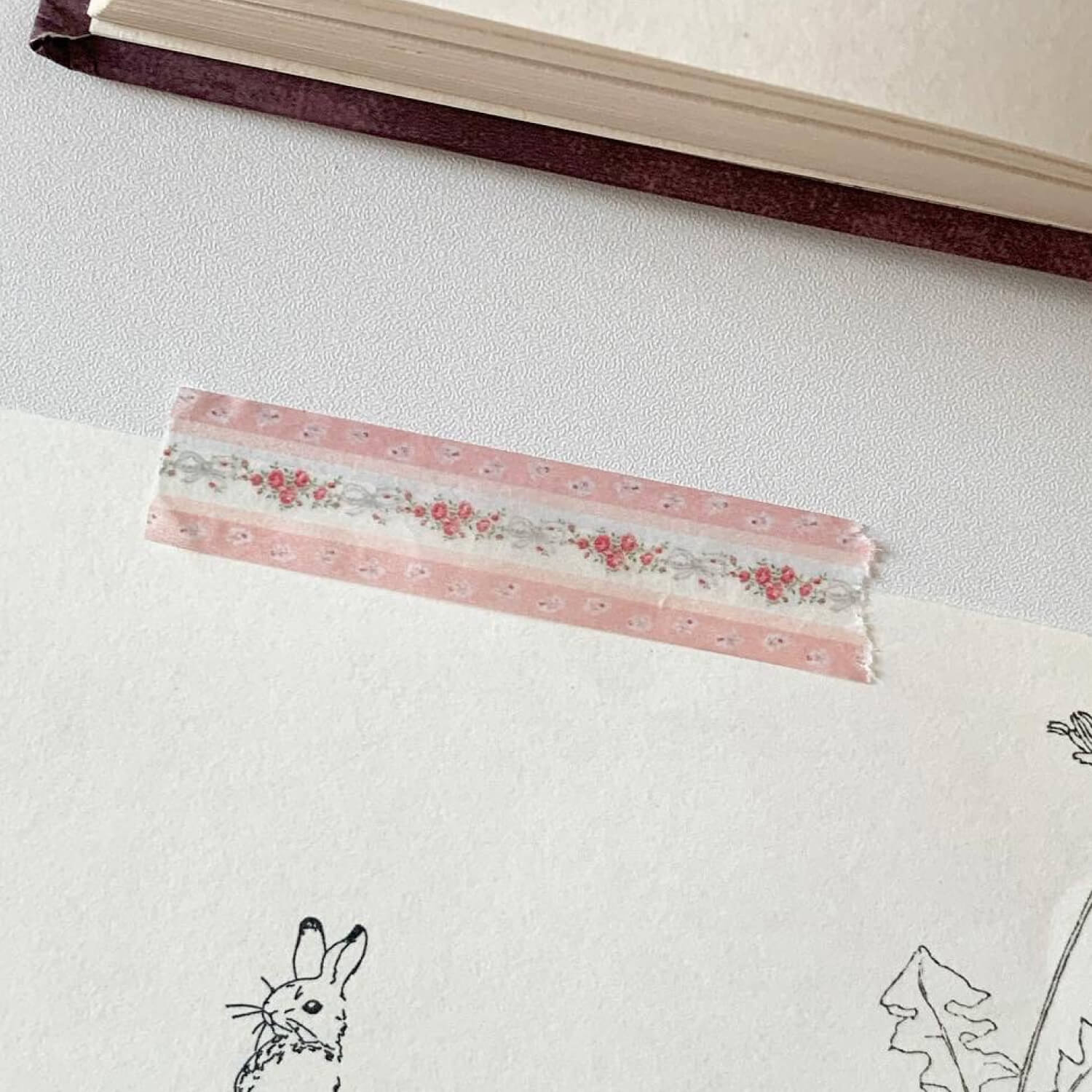 Popo Factory Lilac Peach Masking Tape