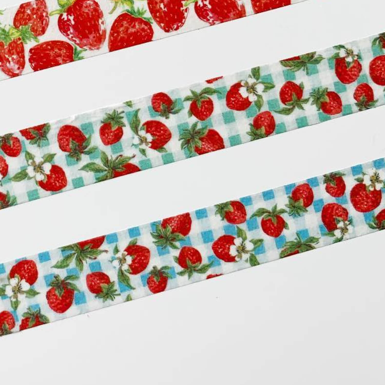Popo Factory Strawberry Picnic Masking Tape – Blue