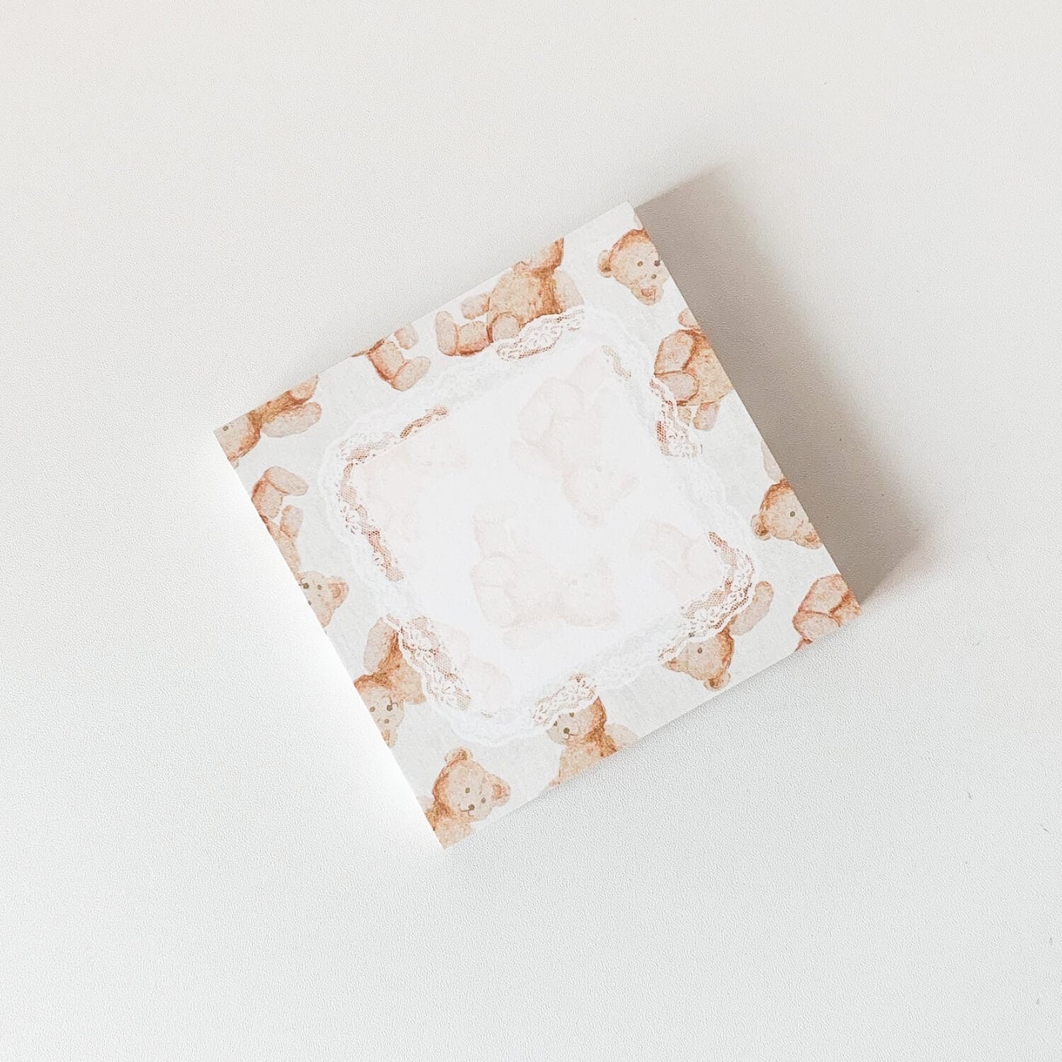 Popo Factory Teddy Mini Memo Pad