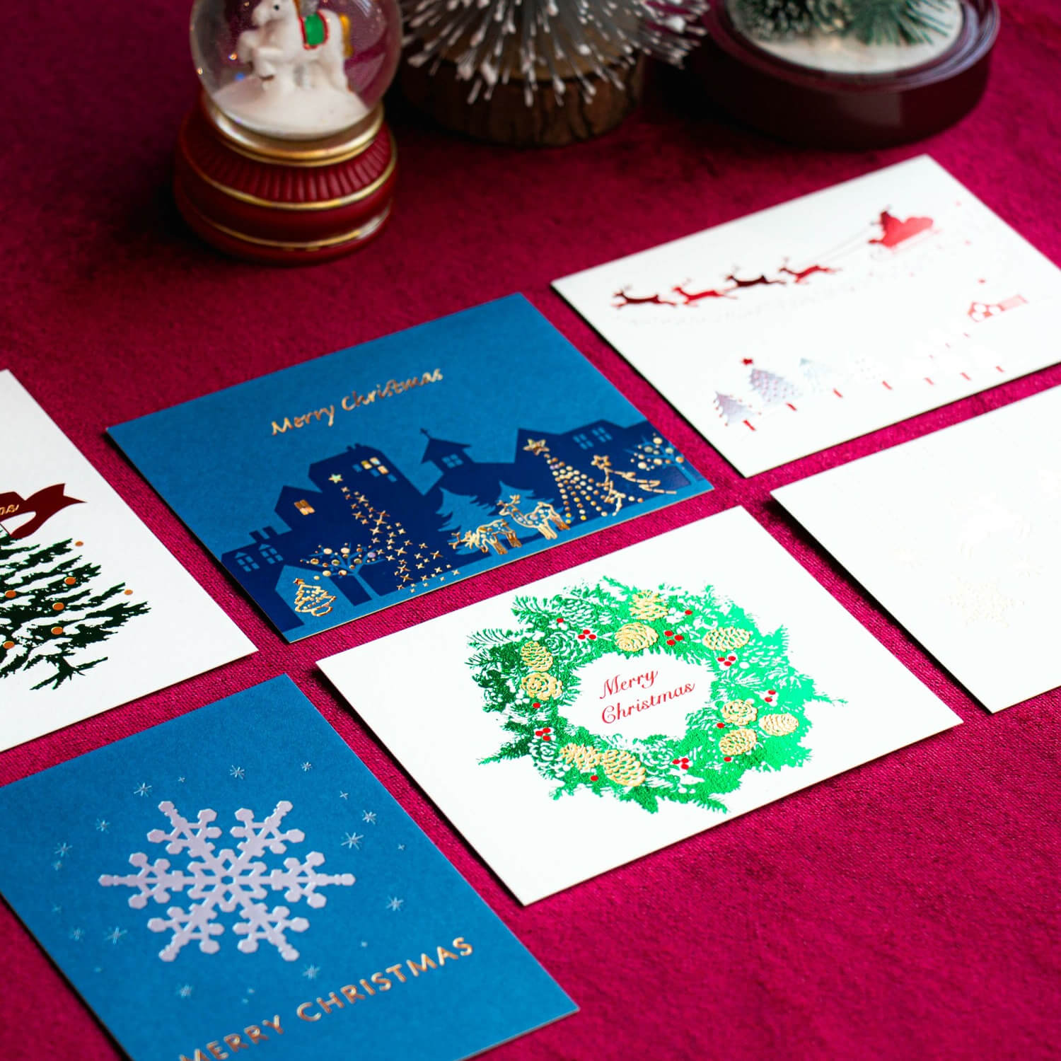 Rokkaku Christmas Collection Mini Card Set- Christmas Illumination