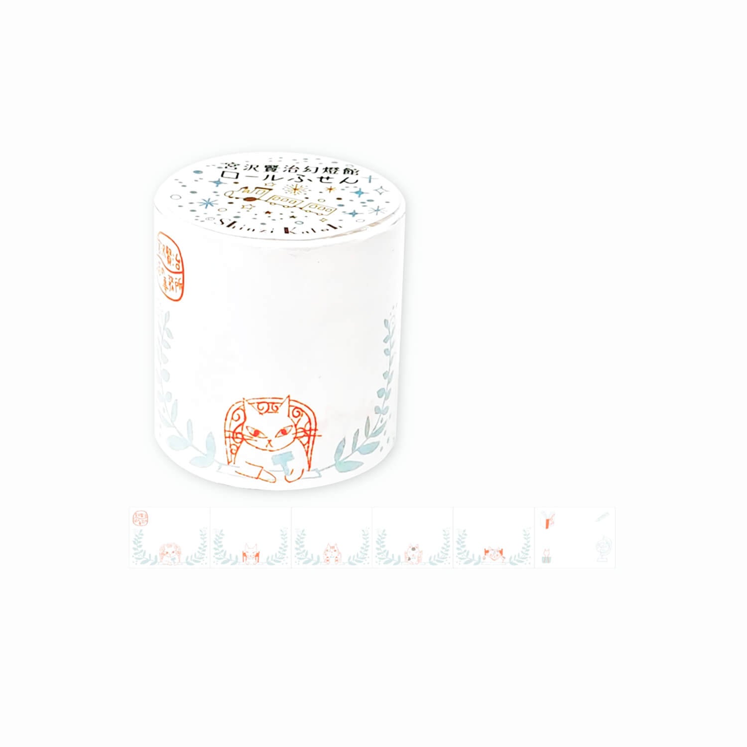 SEAL-DO Shinzi Katoh Sticky Notes Roll - Cat Office
