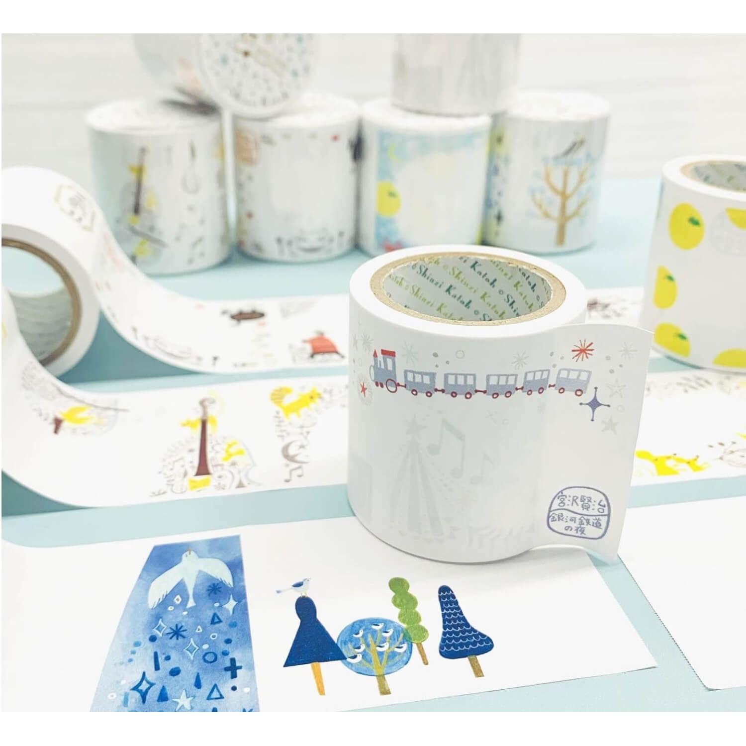 SEAL-DO Shinzi Katoh Sticky Notes Roll - Stardust Cookies