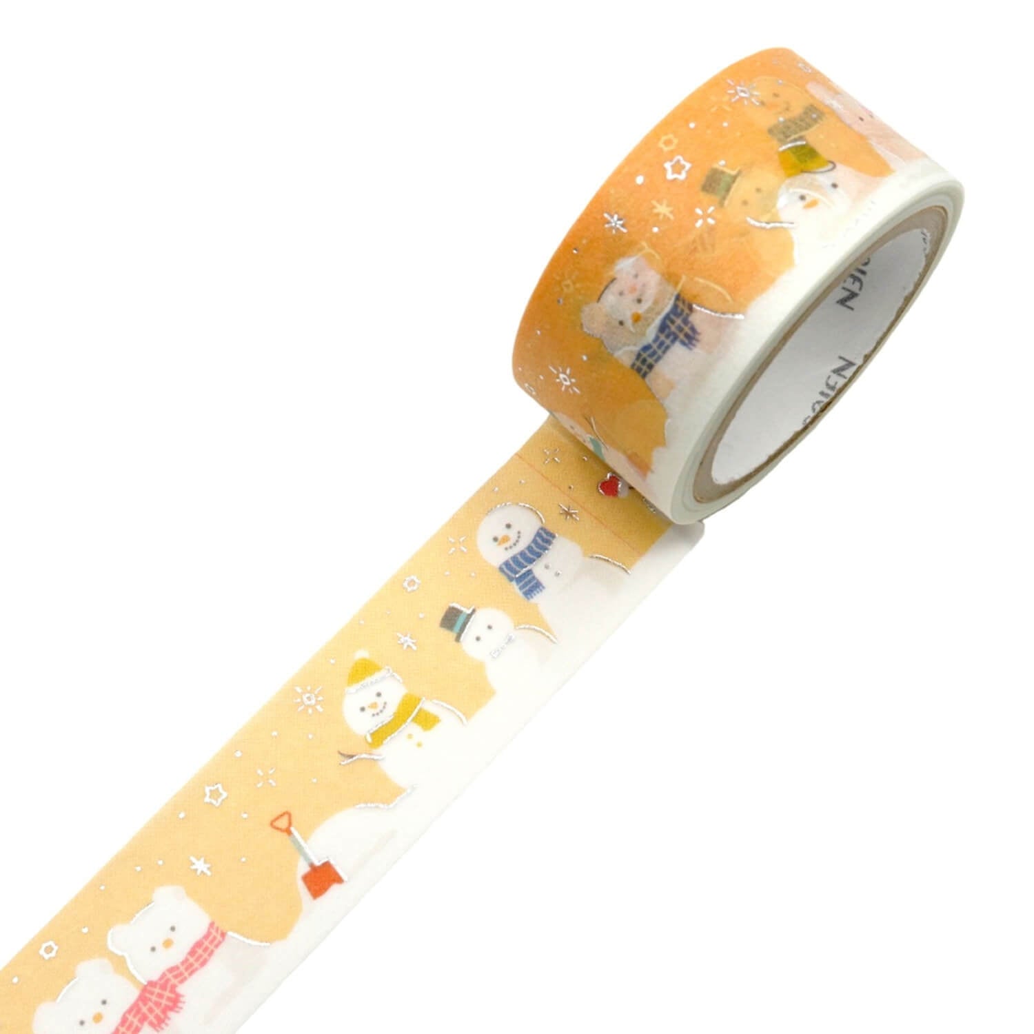 Saien Christmas Foil Masking Tape - Snowman