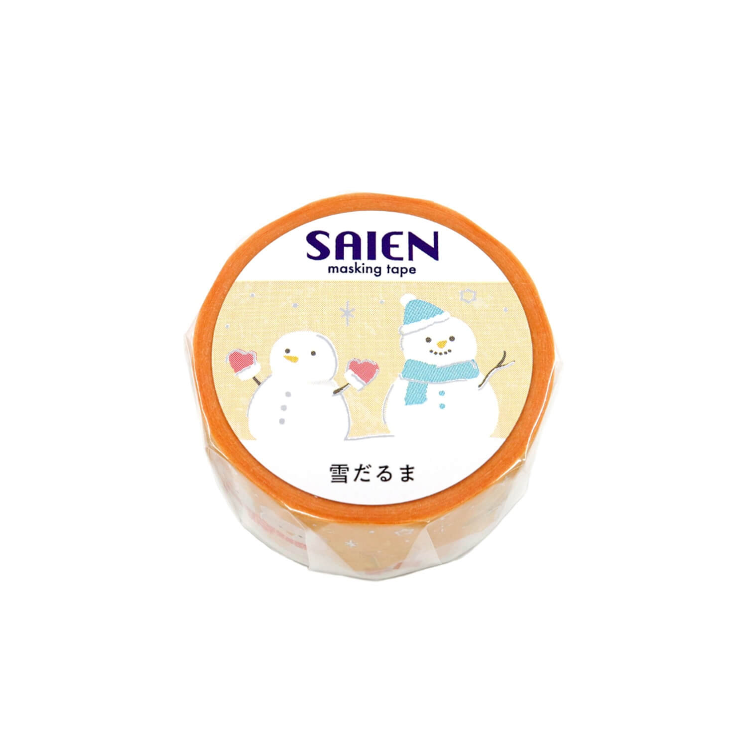 Saien Christmas Foil Masking Tape - Snowman