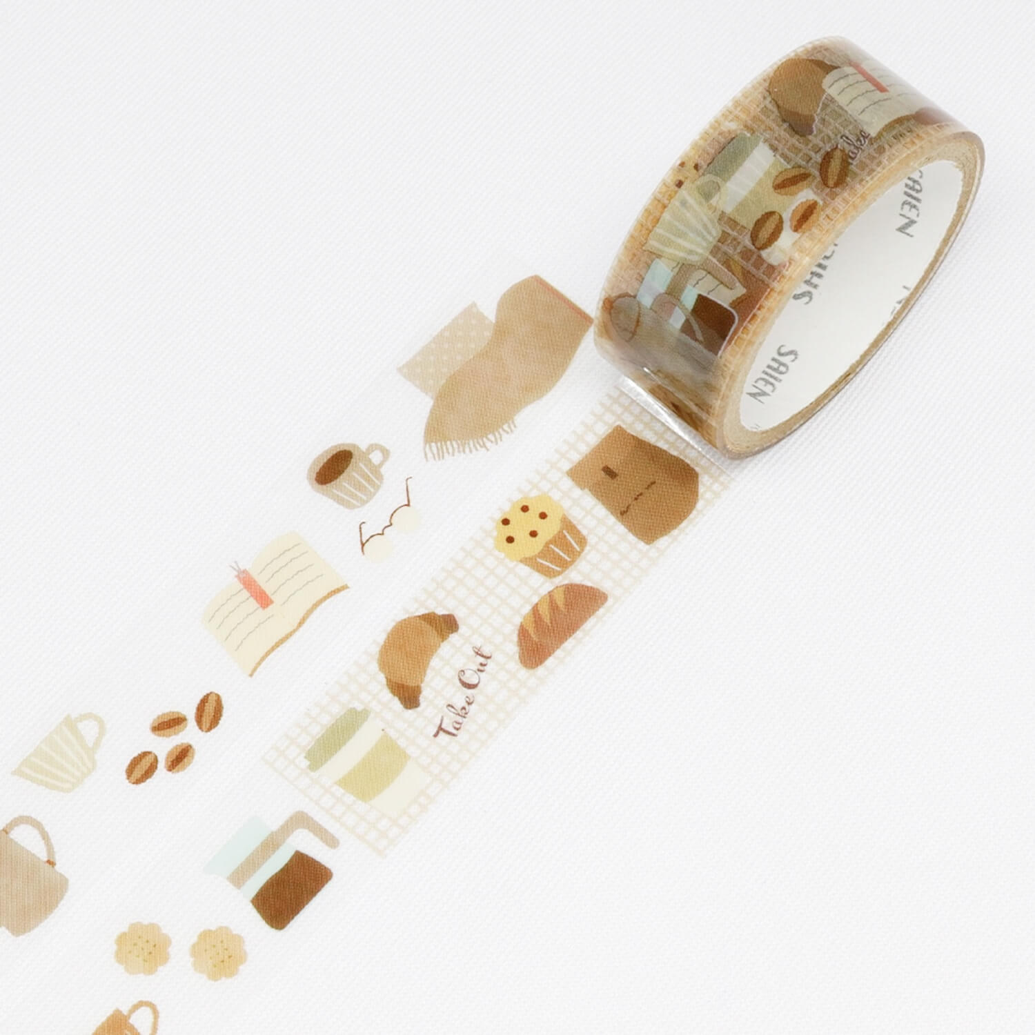 Saien Clear Tape – Coffee